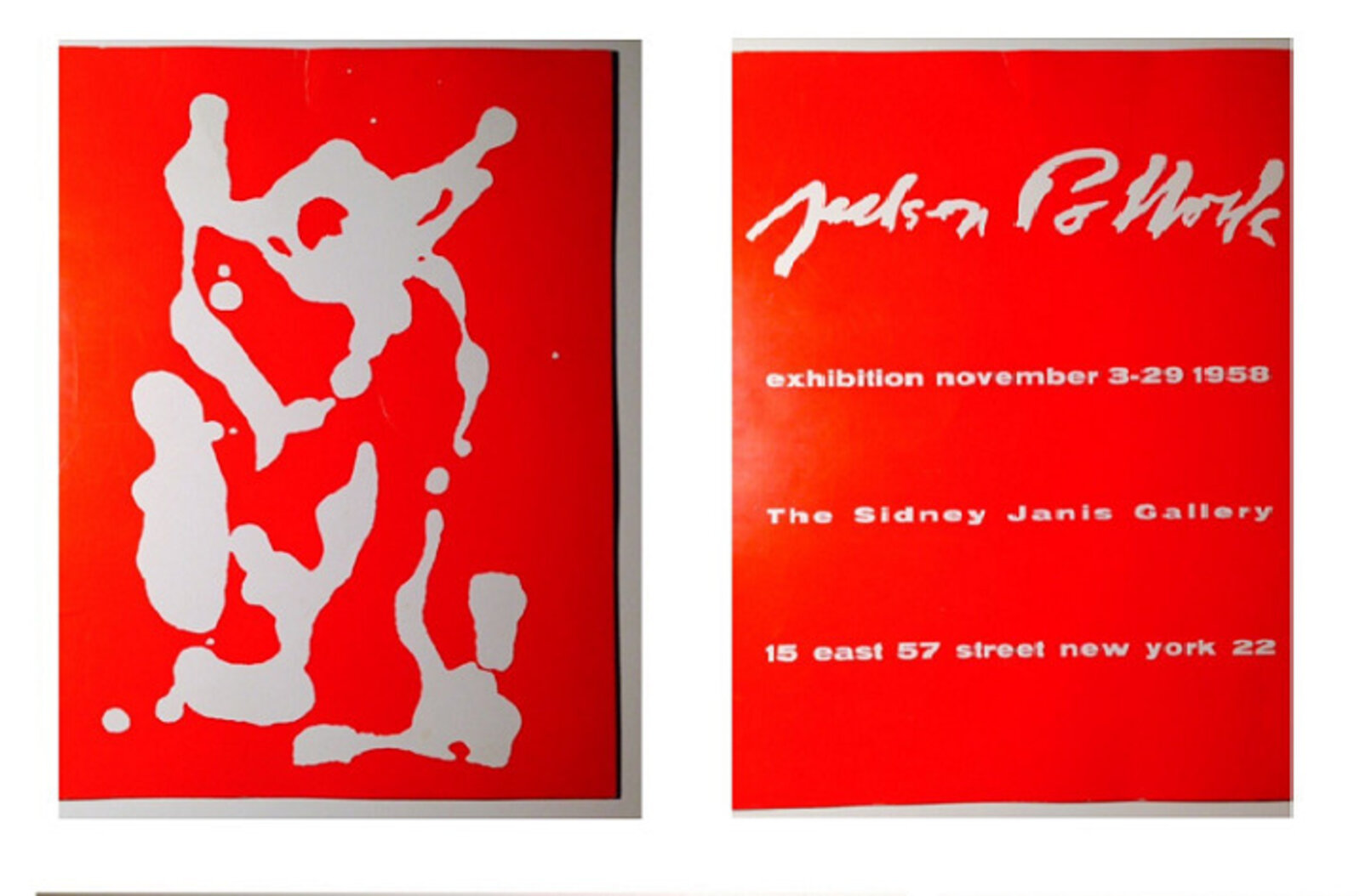 Jackson Pollock, Betty Parsons Exhibition Catalog Sidney Janis