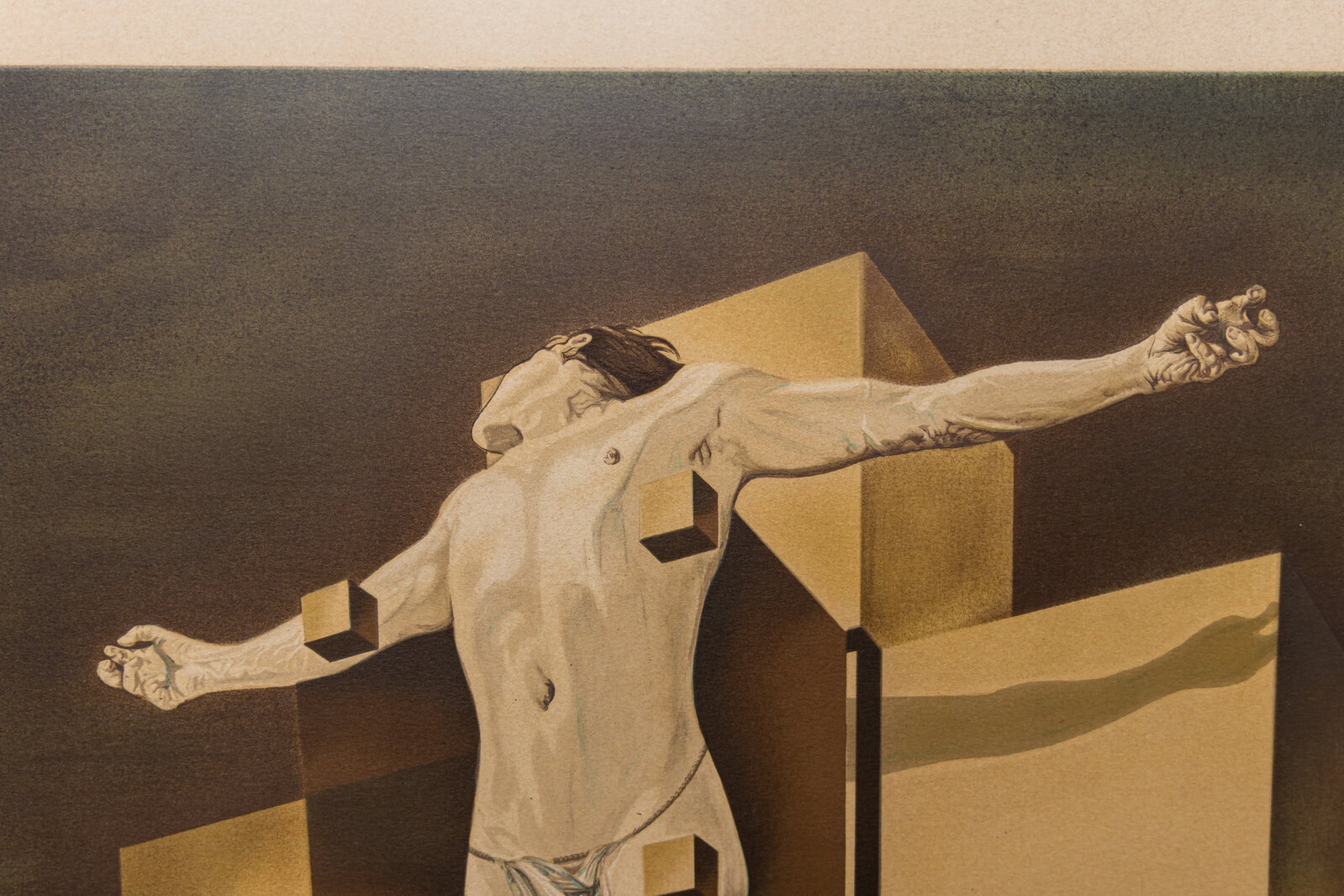 Salvador Dal Crucifixion Corpus Hypercubus 1954 Available For salvador-dal-crucifixion-corpus-hypercubus-1954-available-for