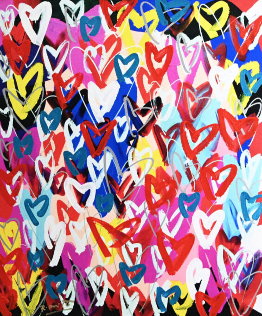 Romero Britto s Hearts For Sale On Artsy romero-britto-s-hearts-for-sale-on-artsy