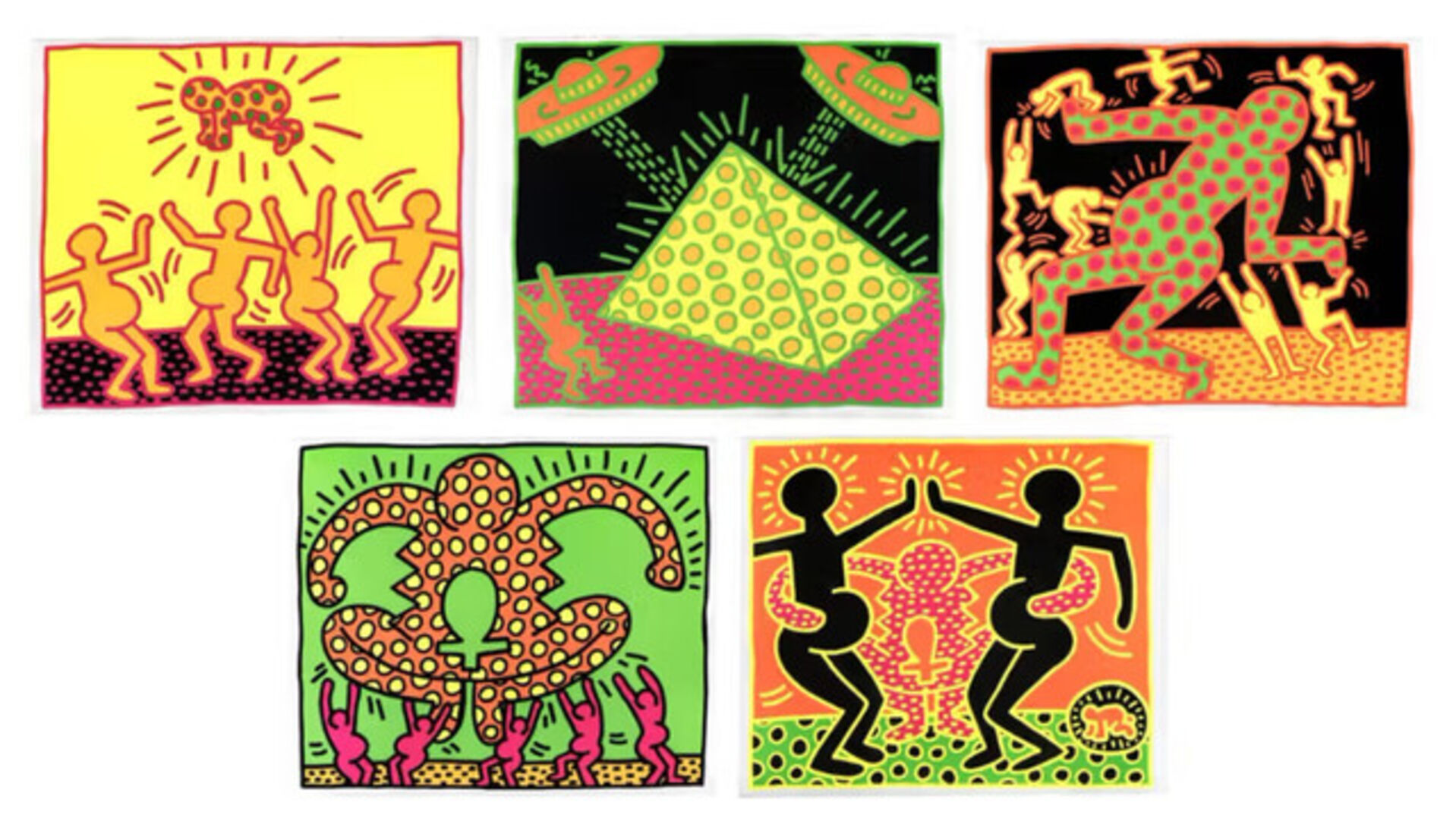 Keith Haring | Fertility Suite (complete set) (1983) | Available for Sale | Artsy
