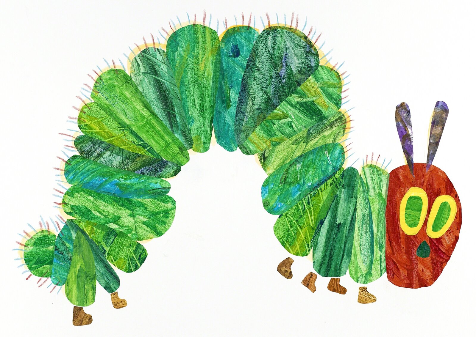 Illustration From The Very Hungry Caterpillar 1969 And 1987 By Eric Illustration From The Very Hungry Caterpillar 1969 And 1987 By Eric