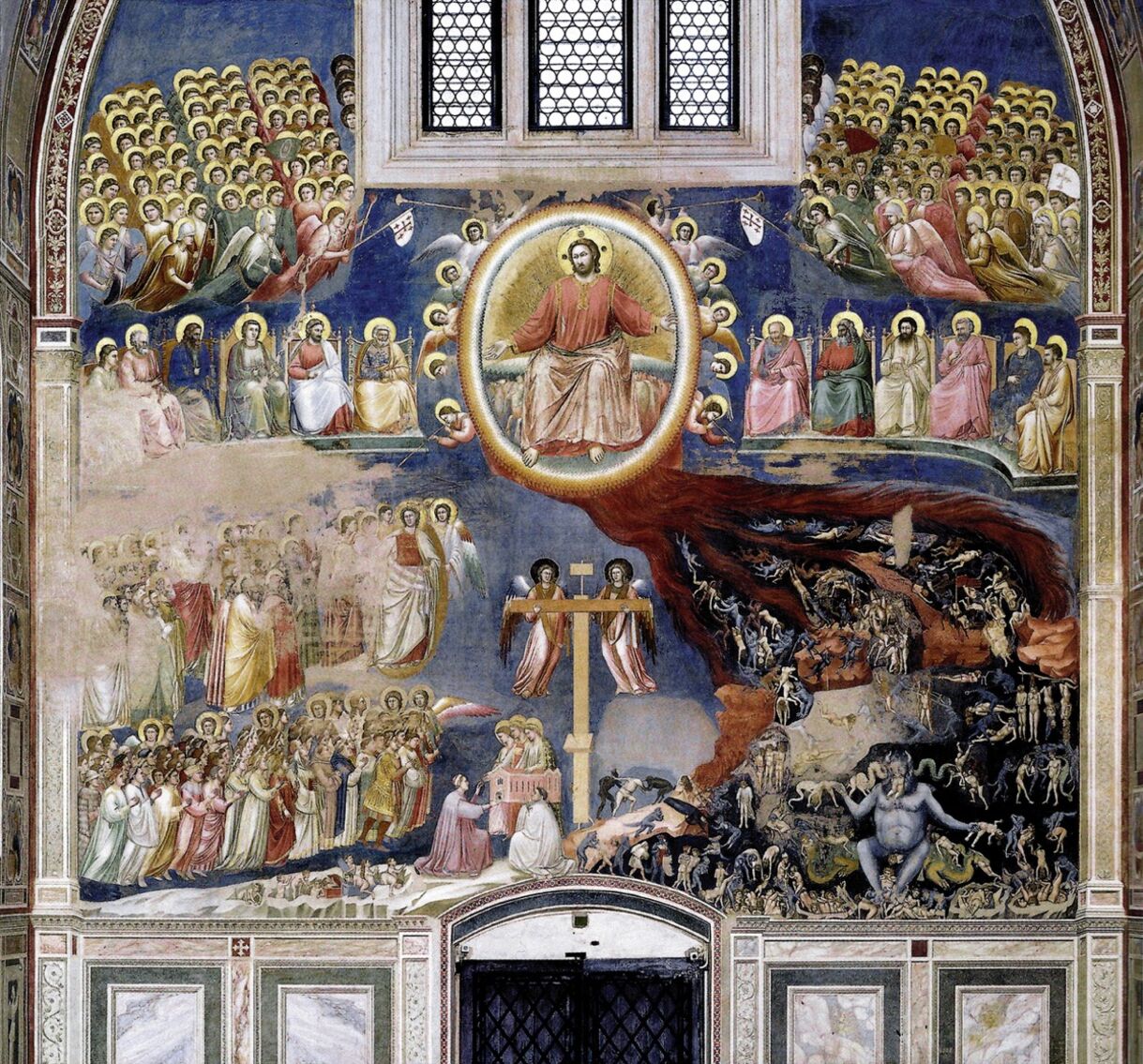 medieval heaven and hell painting