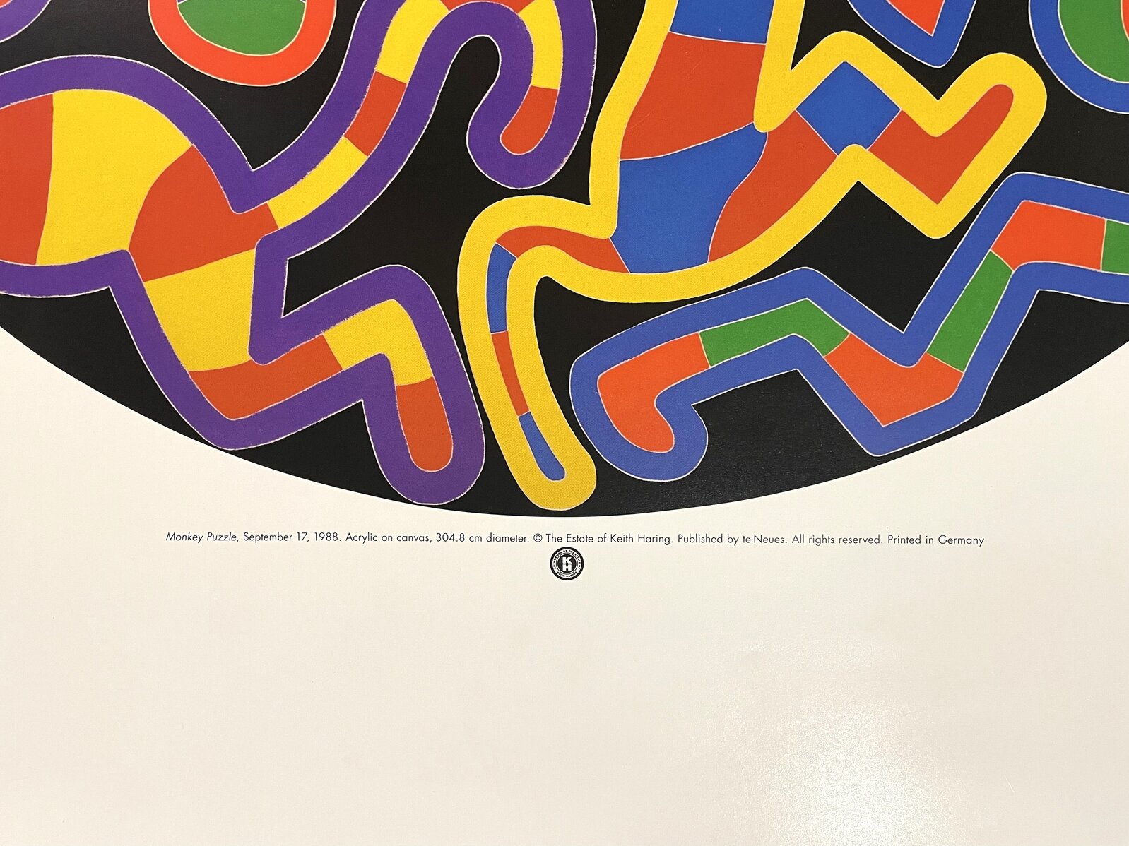 Keith Haring Monkey Puzzle (1988) Available for Sale Artsy