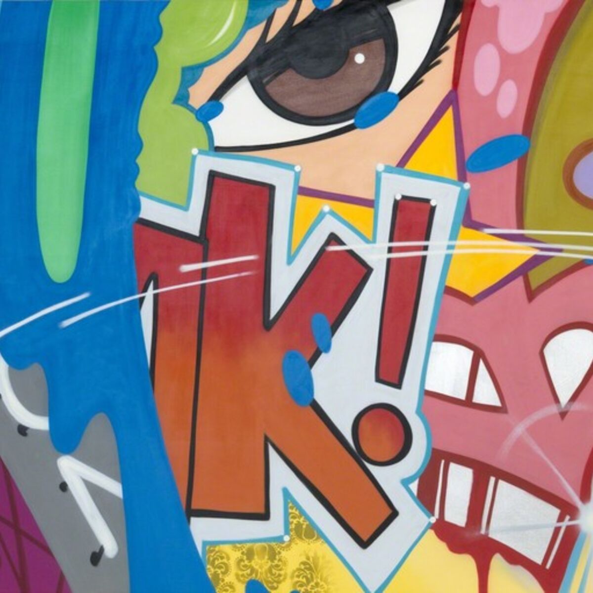 CRASH John Matos Aka - Sérigraphie originale CLOCK II 50x70cm CRASH John Matos Aka - Sérigraphie originale CLOCK II 50x70cm