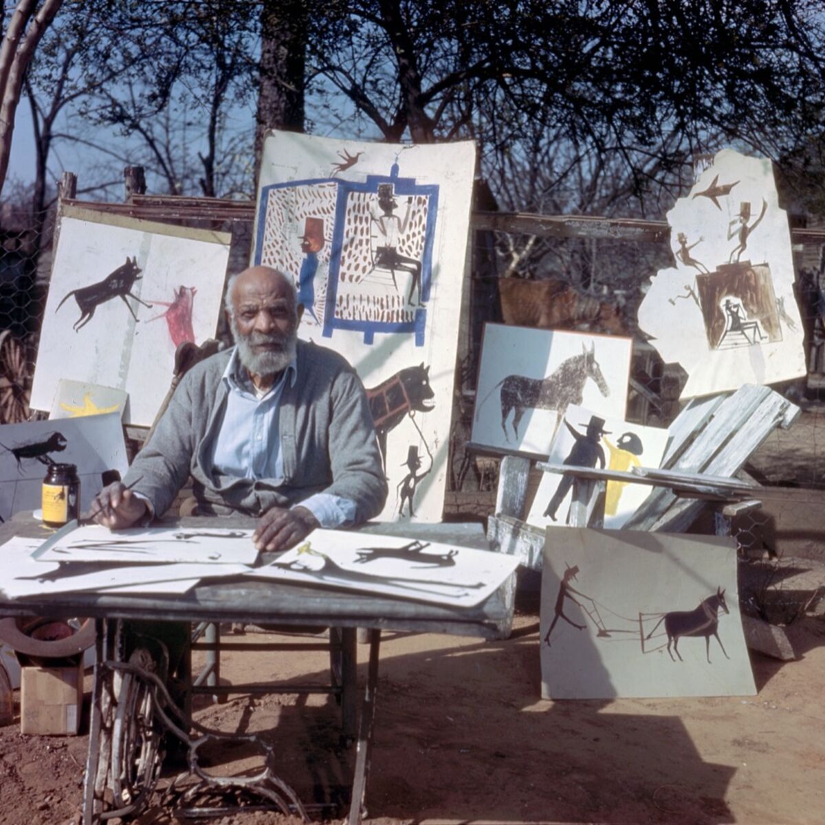 Bill Traylor's Powerful Drawings Transformed the Market for ...