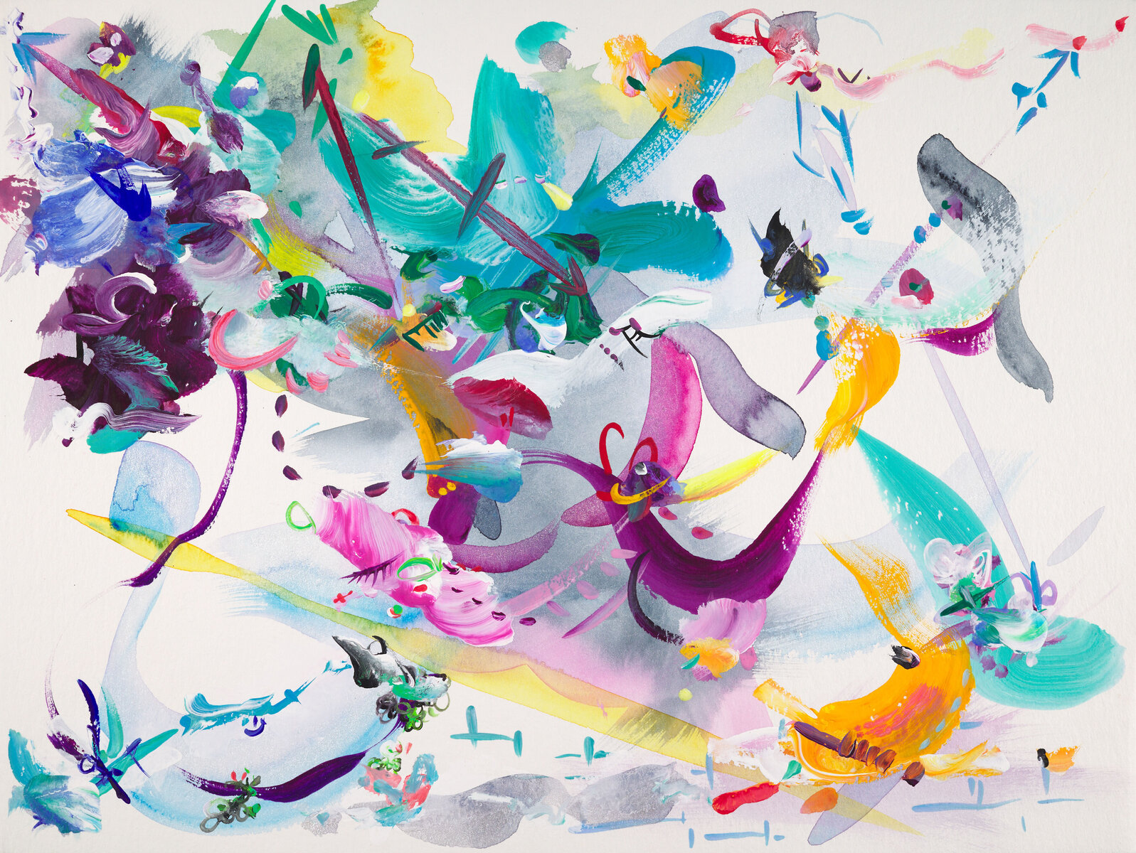 Fiona Rae | Drawing 1 (2018) | Artsy