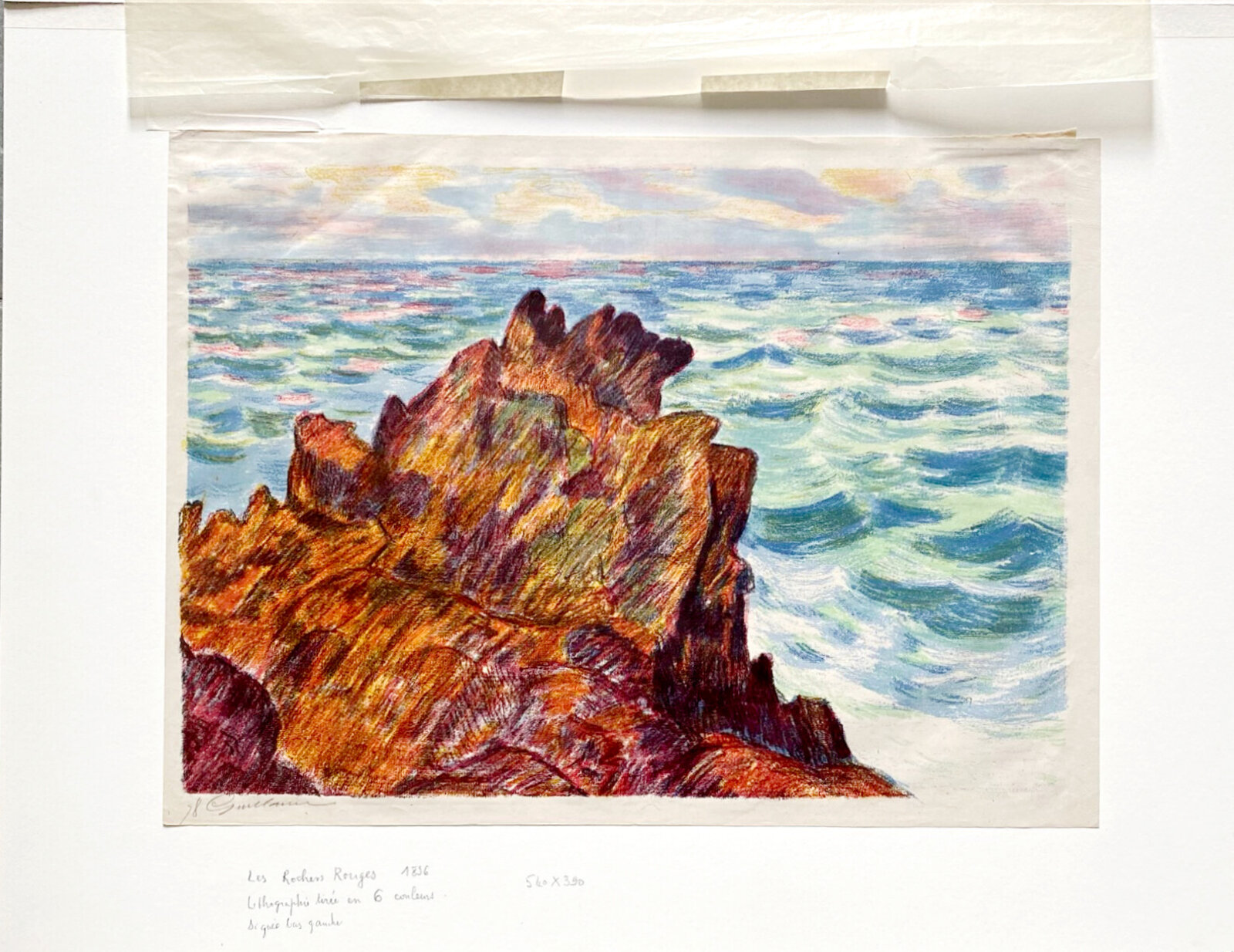 Armand Guillaumin | Les Rochers rouges (1896) | Artsy