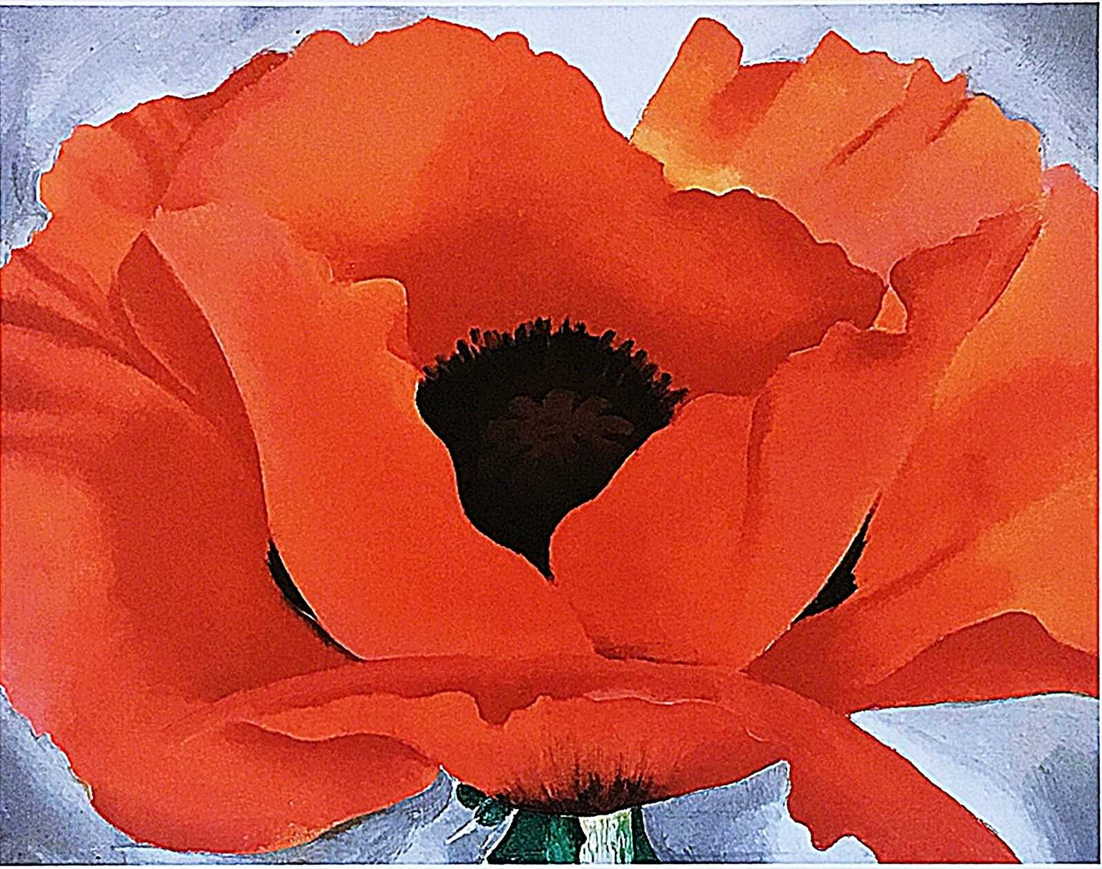 Georgia O’Keeffe | Georgia O'Keeffe, Red Poppy, with Friendship Quote ...