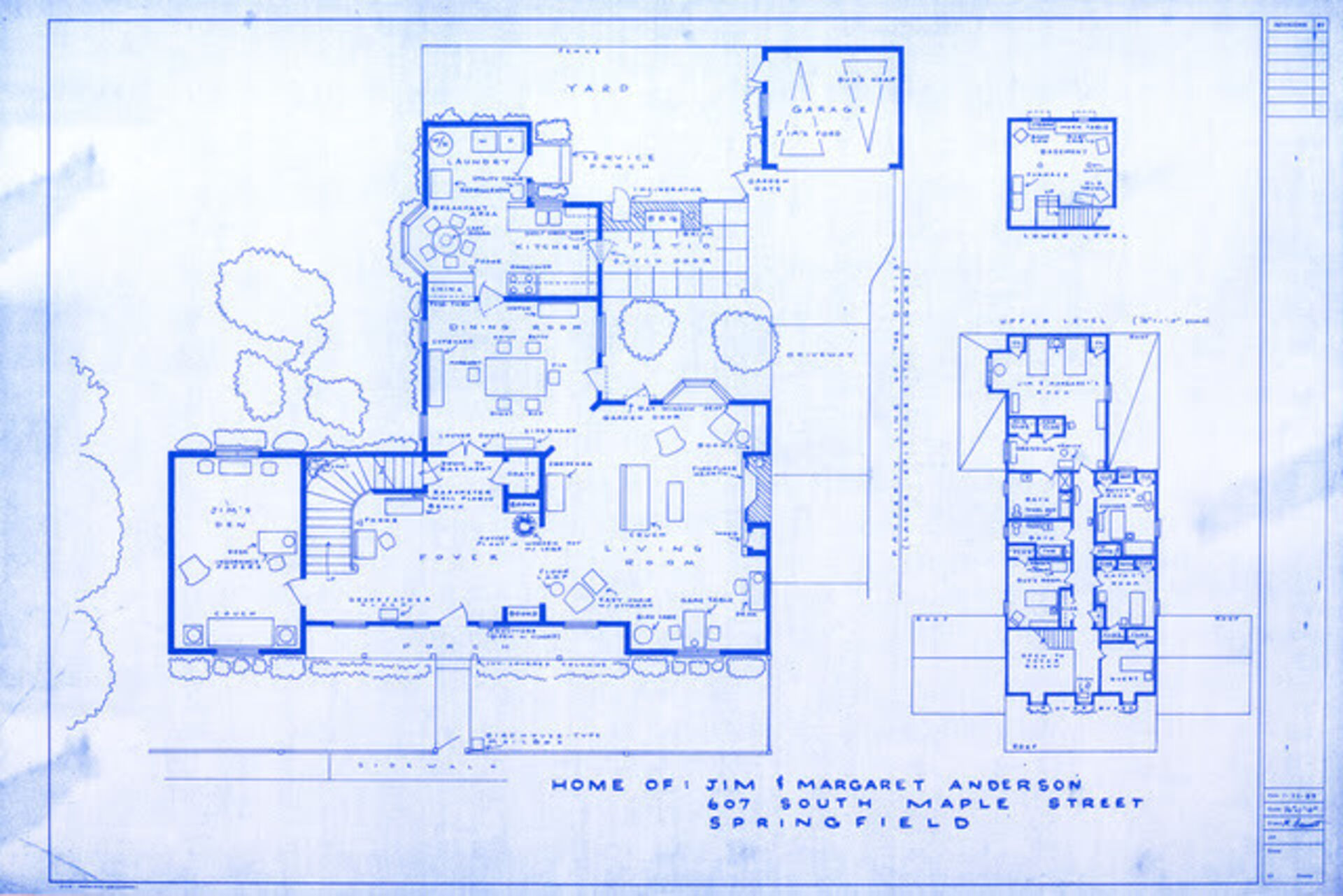 Father Knows Best House Floor Plan 1164 Morning Glory Circle (With