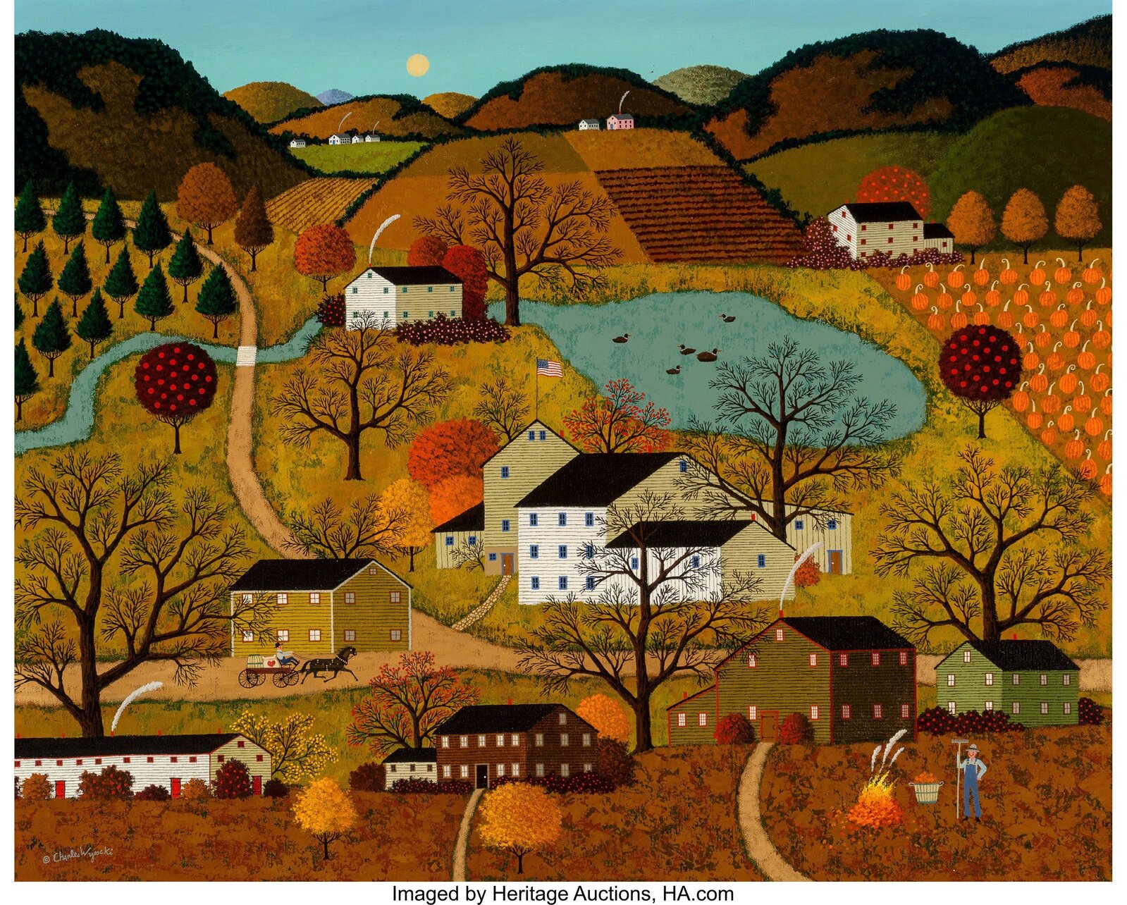 Charles Wysocki Autumn Artsy charles-wysocki-autumn-artsy