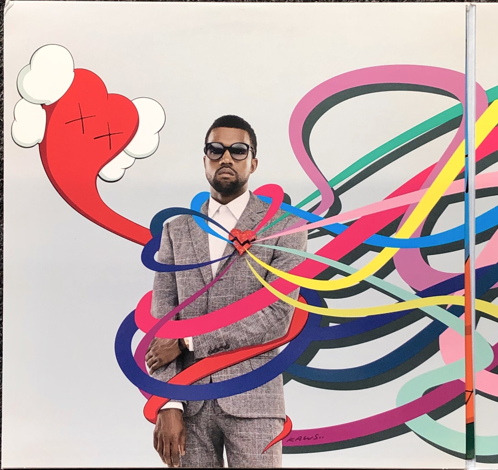 KAWS | KAWS record art Kanye West 808s & Heartbreak, First Pressing ...
