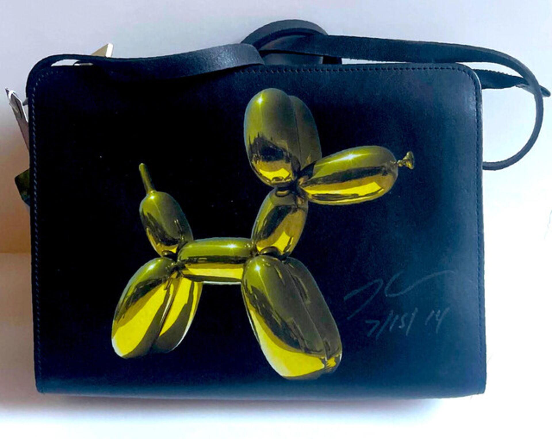 Jeff Koons Balloon Dog Women's Shoulder Bag (Hand Signed by Jeff