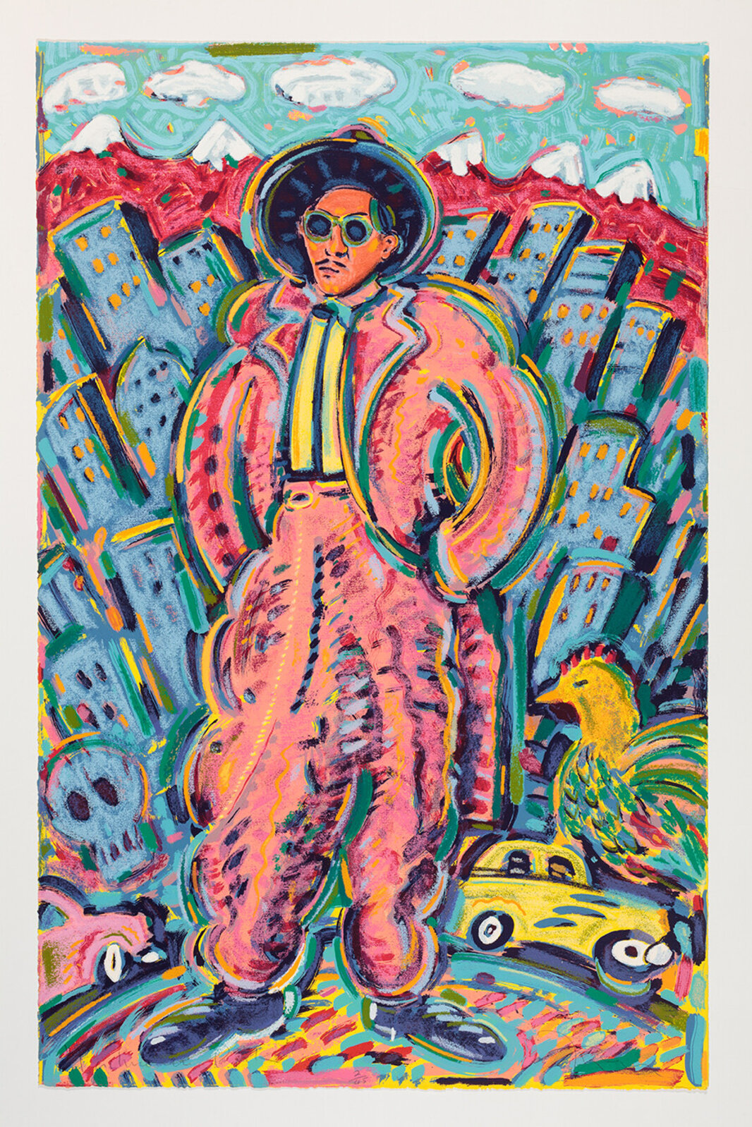 Pink Pachuco Carlos Fresquez | Pachuco en Pink (1995) | Art & Prints | Artsy