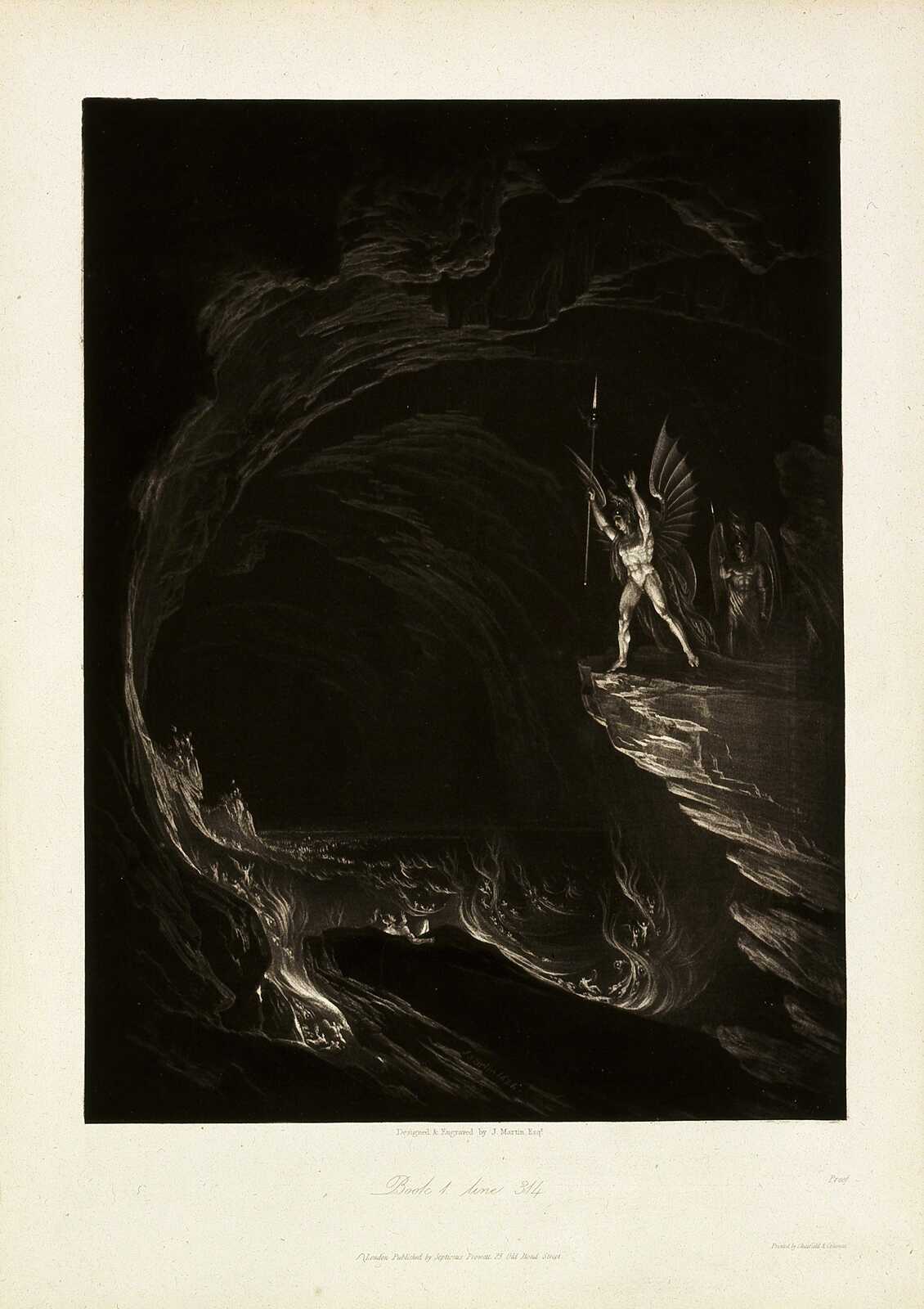 John Martin (1789-1854) | Satan Arousing the Fallen Angels, Book 1 ...