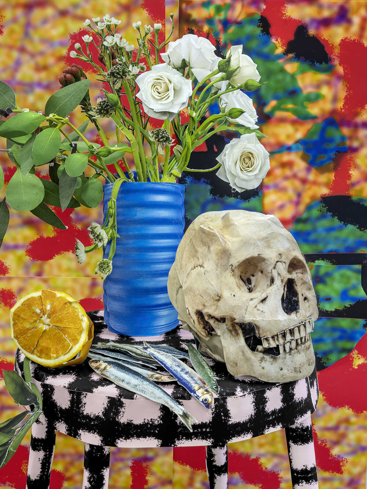 Daniel Gordon Flowers and Skull (2020) Available for Sale Artsy