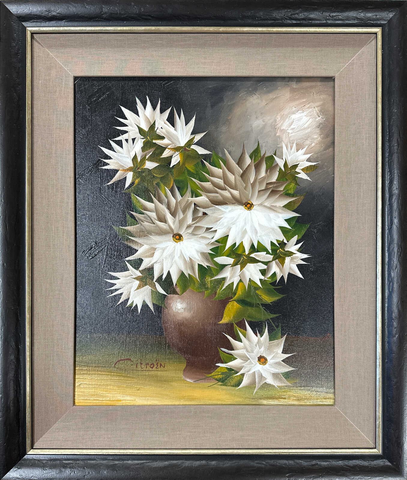 Paul Citroen | Still Life (Flowers in a Brown Vase) (1960-1970 ...