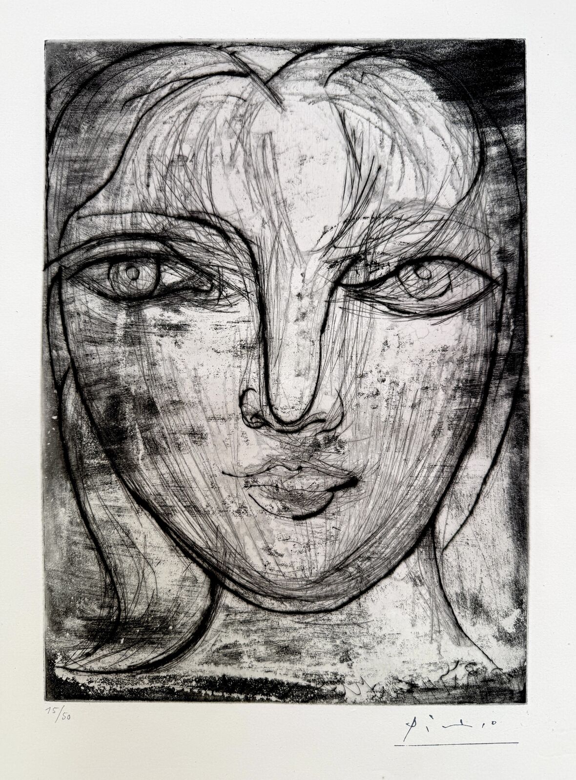 Pablo Picasso : Sculpture. Tête de Marie-Thérèse, Paris, 18 February 1933 | Galerie Auktionen Bern Pablo Picasso : Sculpture. Tête de Marie-Thérèse, Paris, 18 February 1933 | Galerie Auktionen Bern