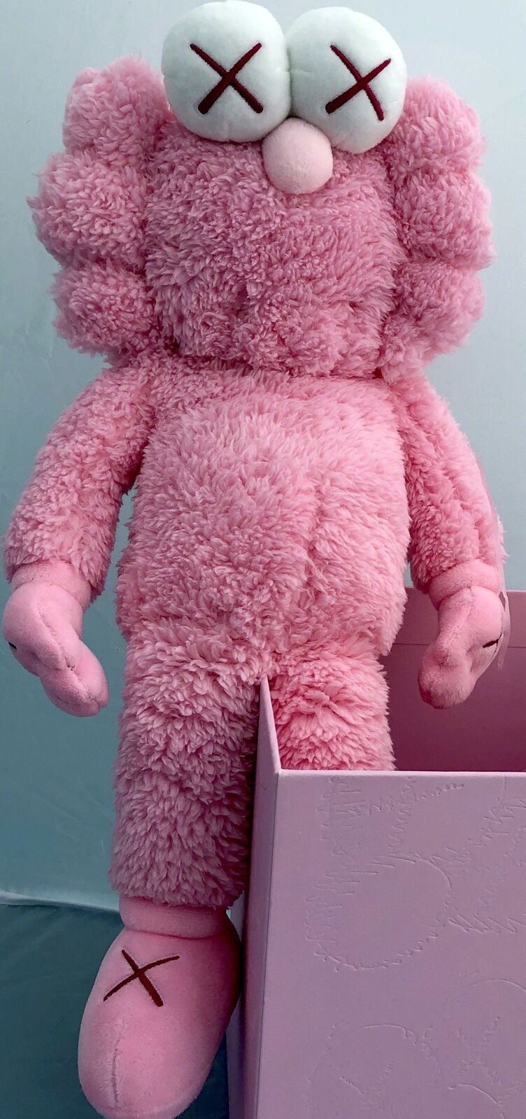 Pink Color Kaws KAWS | KAWS Pink BFF Plush (KAWS BFF pink) (2019) | Artsy