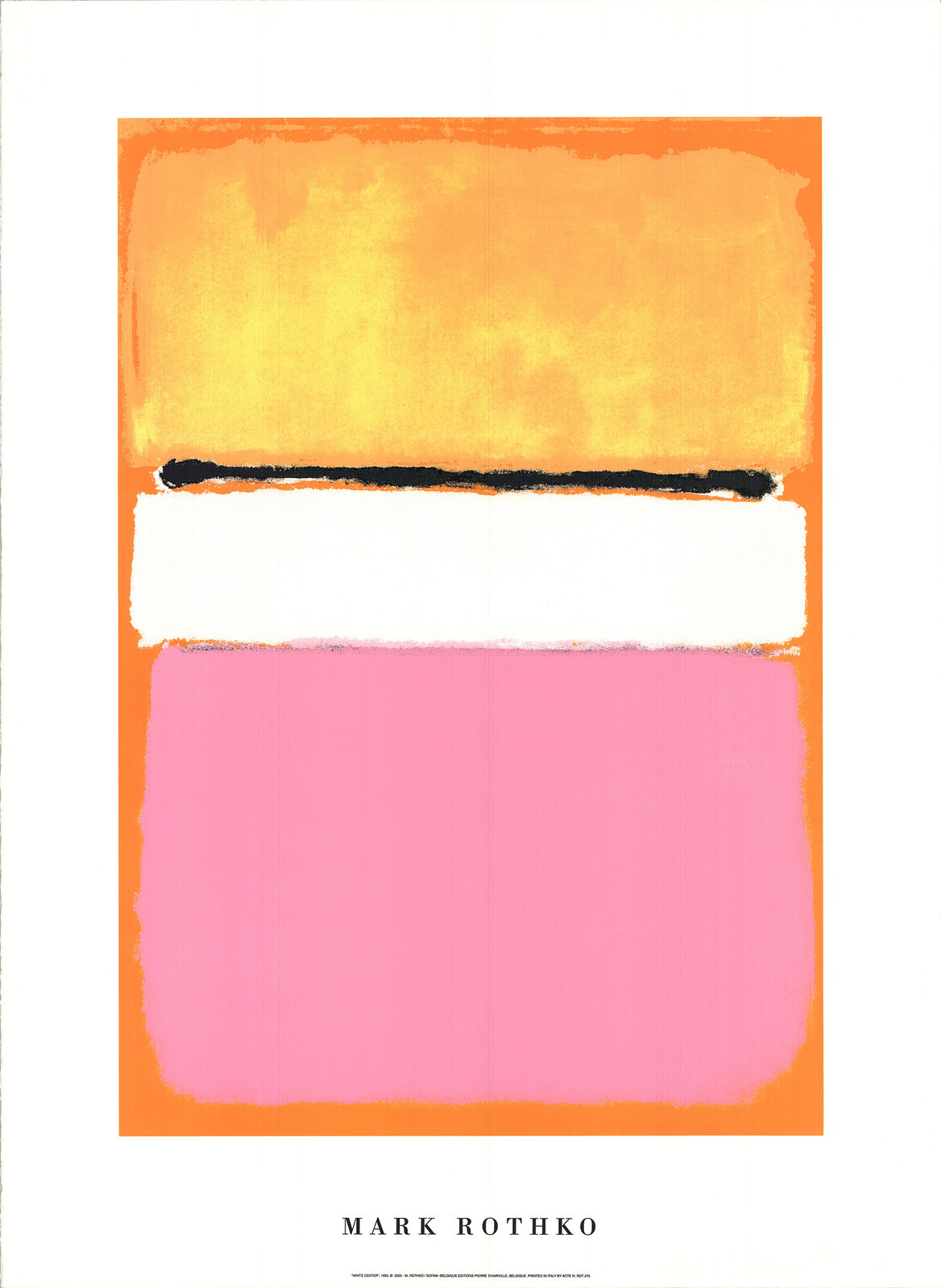 Mark Rothko | White Center (2000) | Artsy