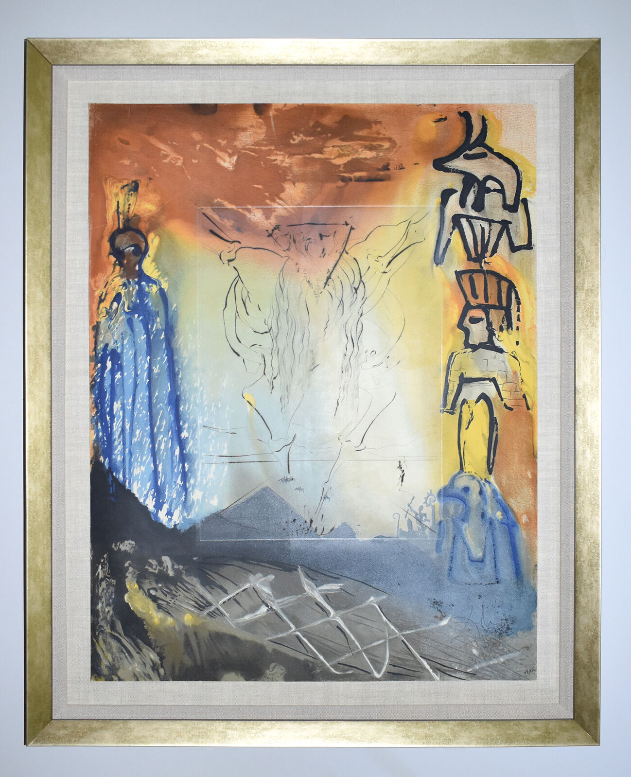 Salvador Dalí | Moses' Dream (Le Reve de Moise) from Moses and ...