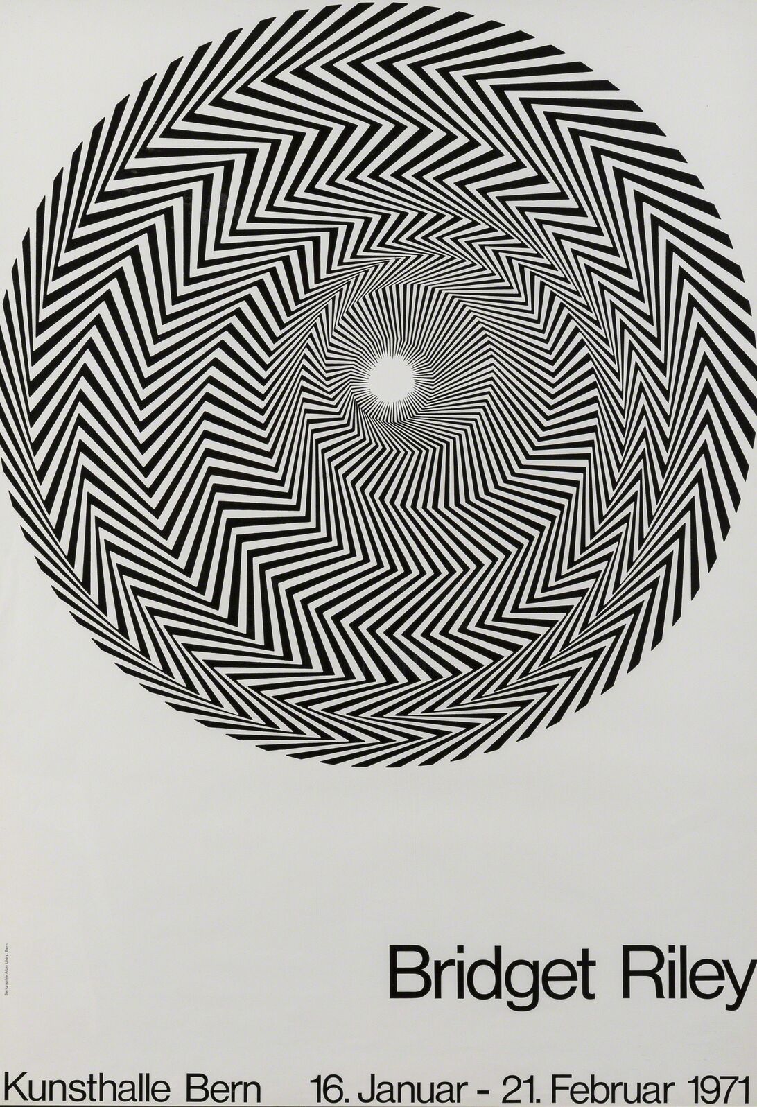 Bridget Riley | A poster for Blaze: Bridget Riley at Kunsthalle Bern ...