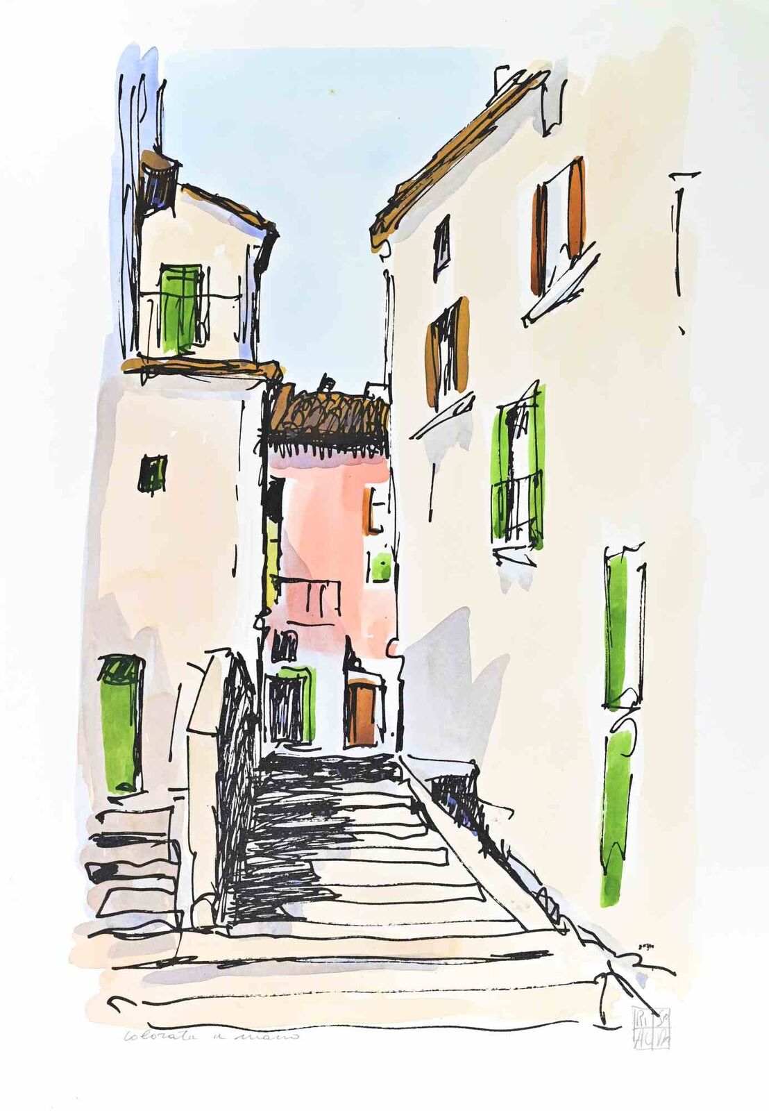 Aldo Riso | Cityscape (1990s) | Available for Sale | Artsy