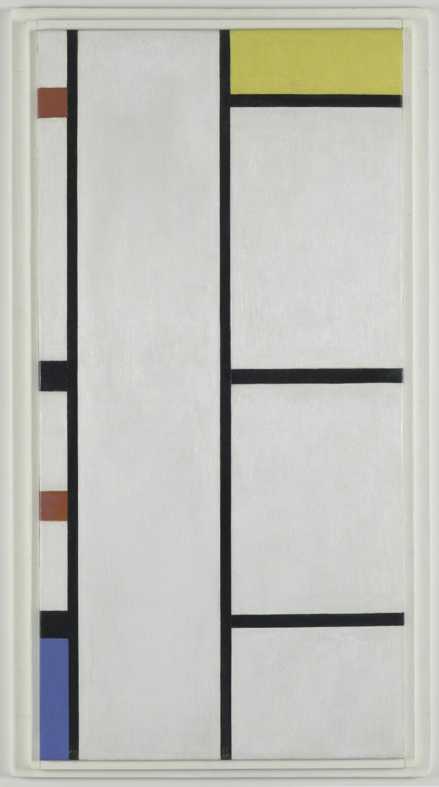 Piet Mondrian | Composition (no. III) blanc-jaune / Composition with ...