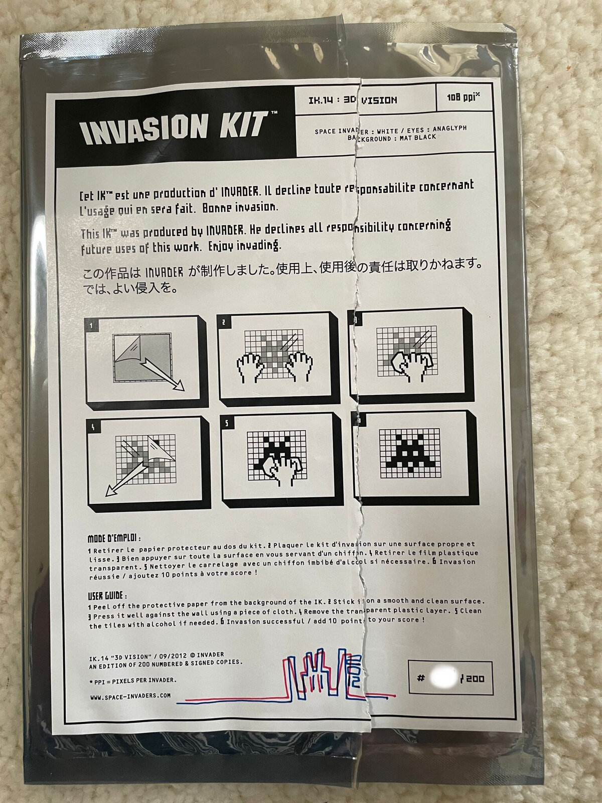 Invader | INVASION KIT : 3D Invasion (2012) | Artsy