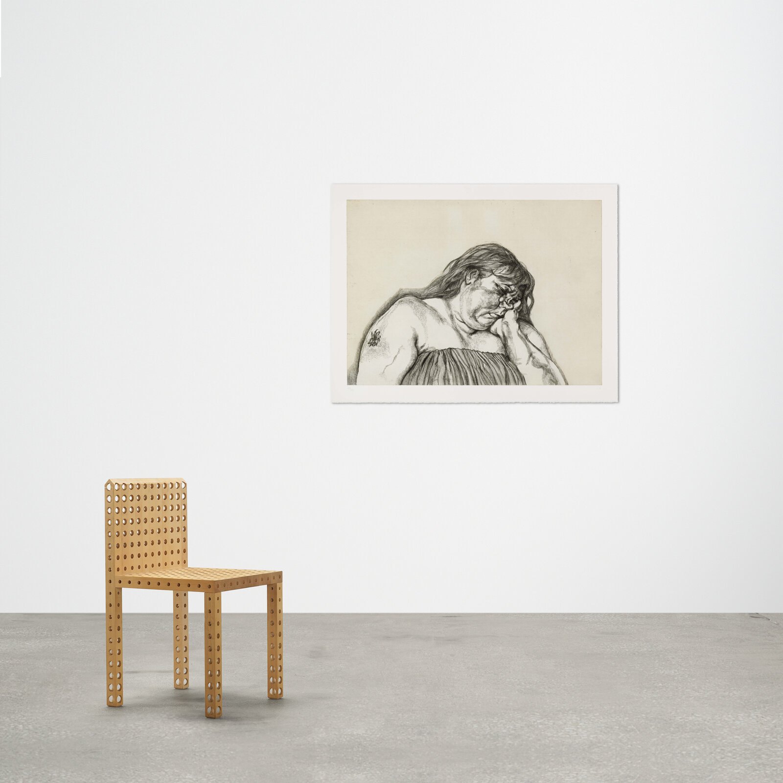Lucian Freud Woman with an Arm Tattoo (1996) Artsy