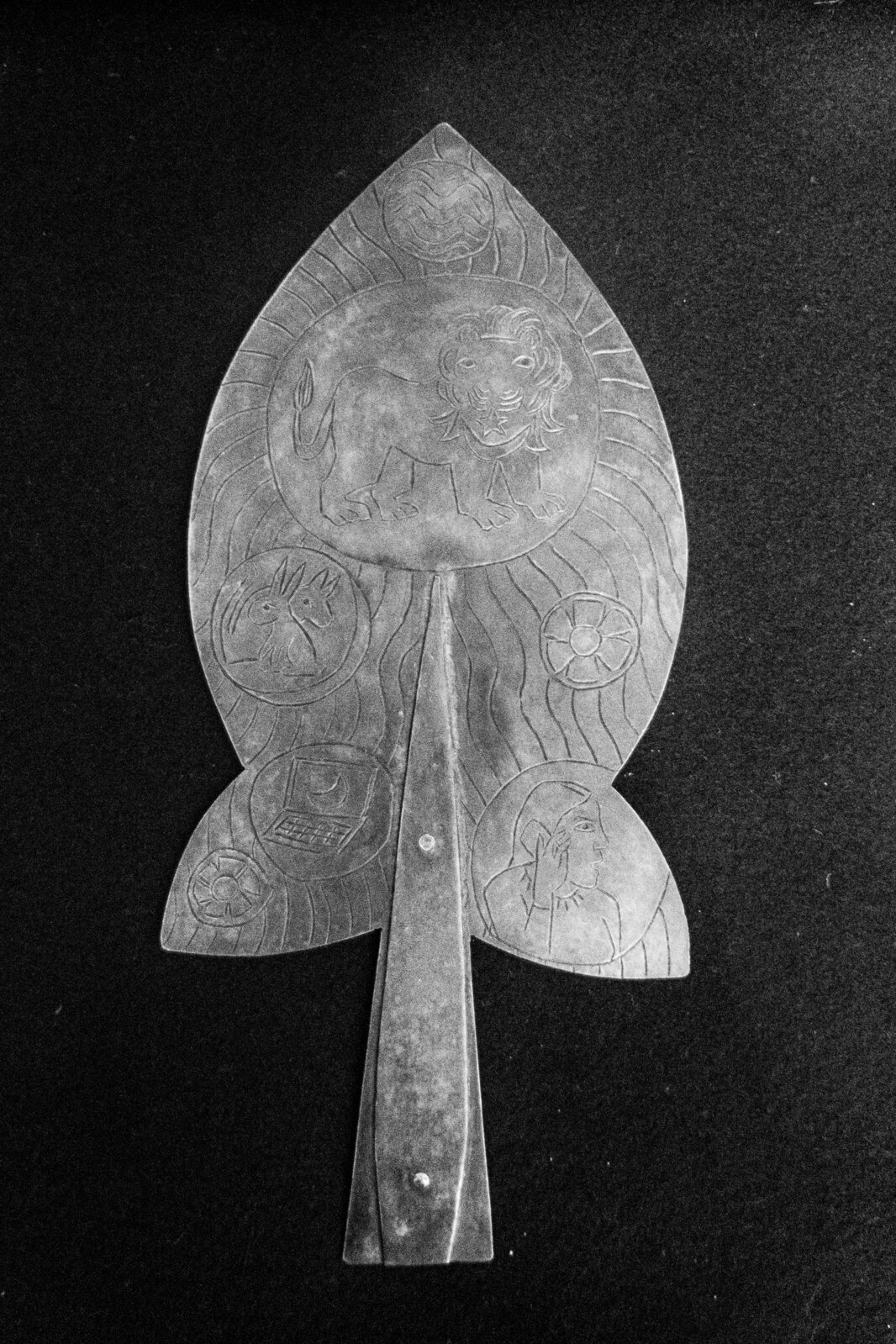 Nina Royle | Mirror (Lion and Laptop) (2022) | Available for Sale | Artsy