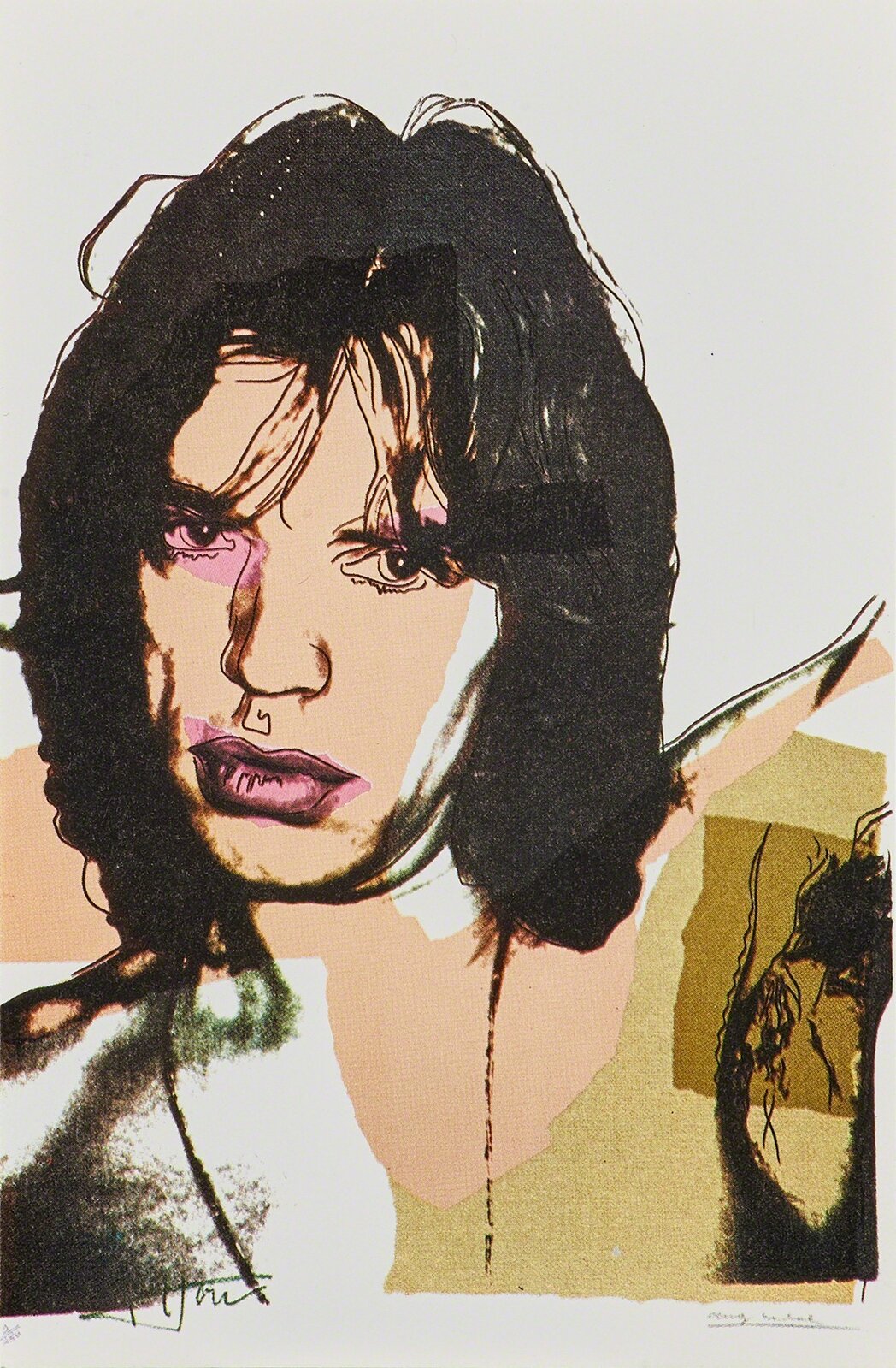 Andy Jagger Indiana Andy Warhol | Mick Jagger (1975) | Artsy