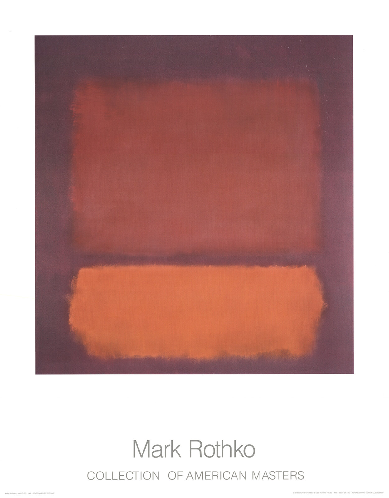 Mark Rothko Rare Mark Rothko | Untitled (1962) (2015) | For Sale | Artsy