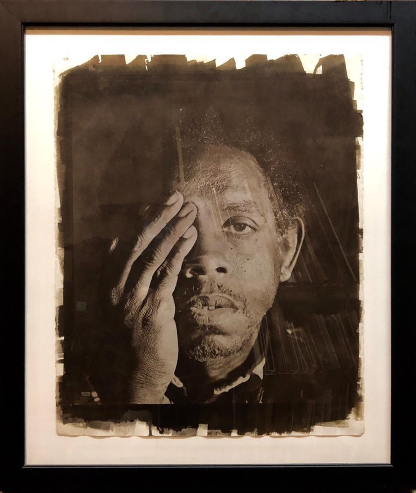 Rashid Johnson | Large Photograph George (Seeing in the Dark Series ...