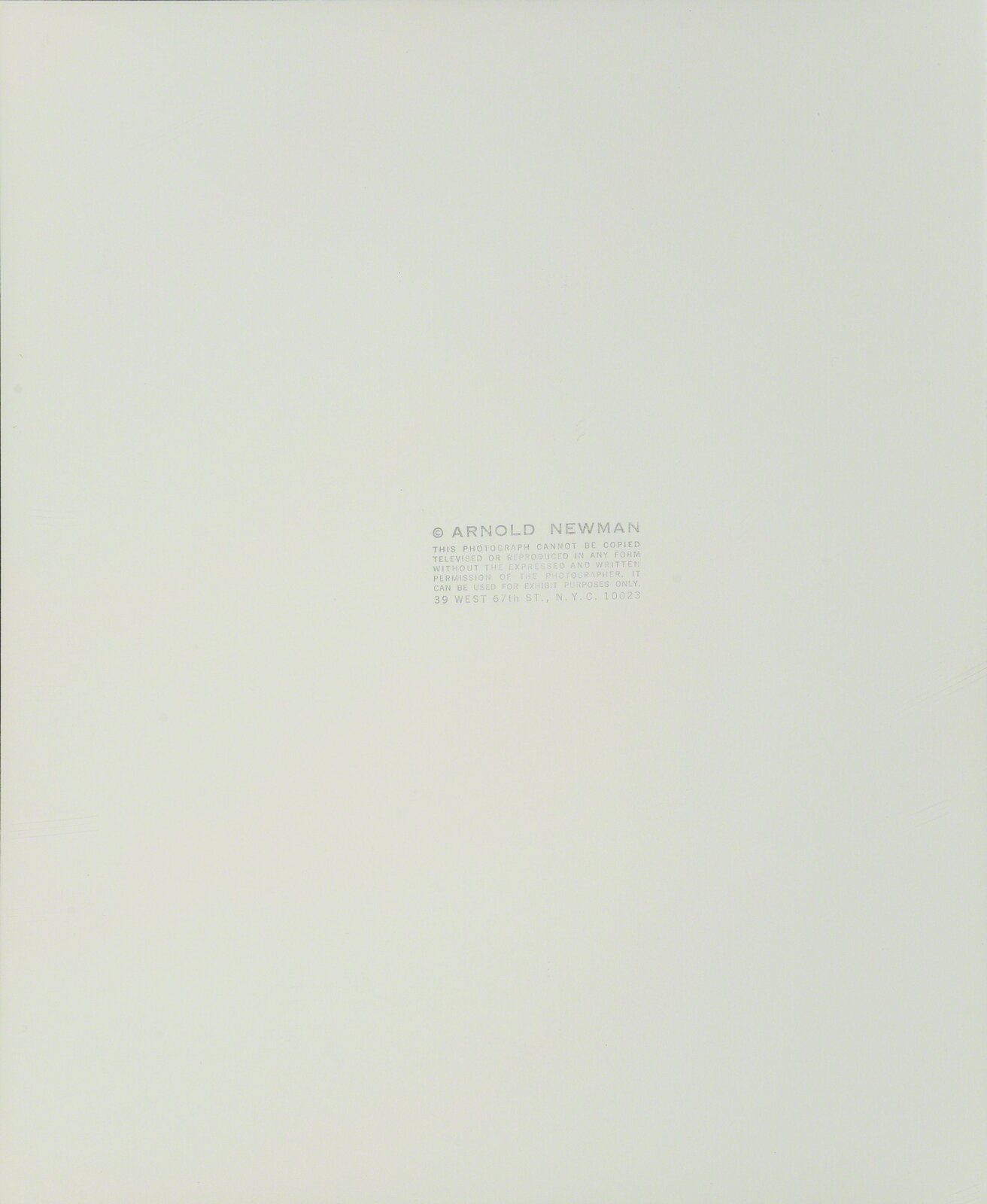 Arnold Newman | Frank Stella (1967-printed later) | Artsy