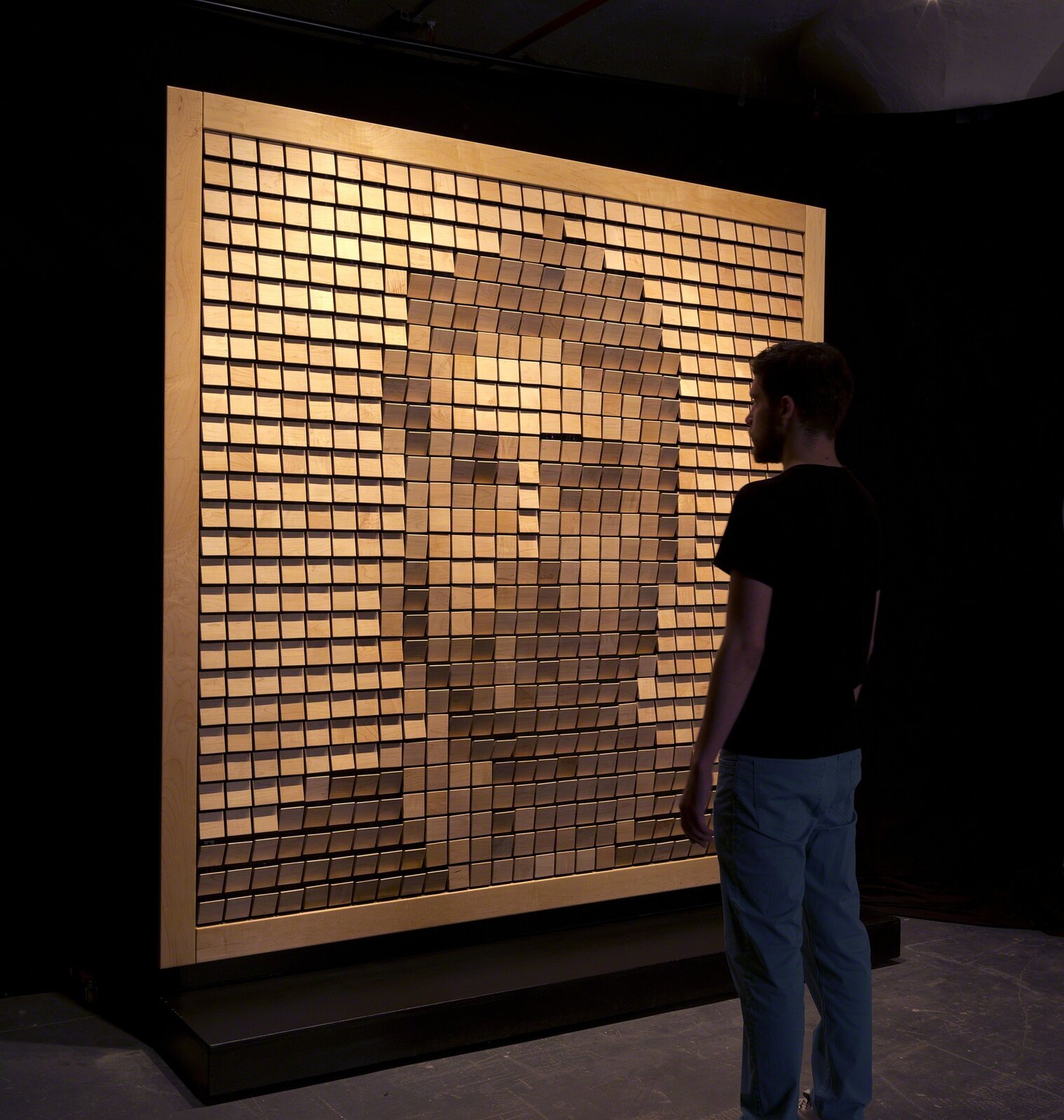 Daniel Rozin Studio Daniel Rozin | Wooden Mirror (2014) | Artsy