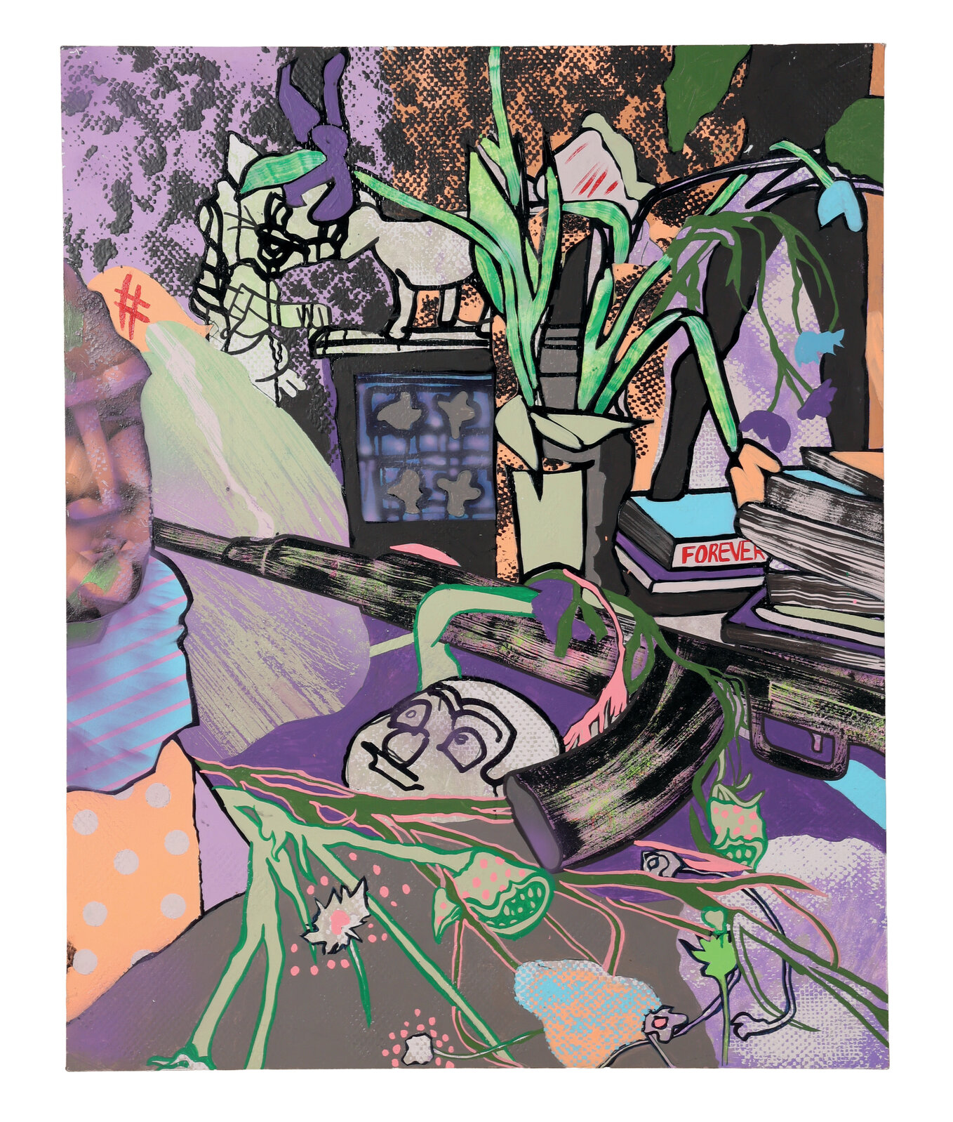 Absratcted Surrealistic Abstracted Still Life (2026) by Sickboy - For Sale | Artsy