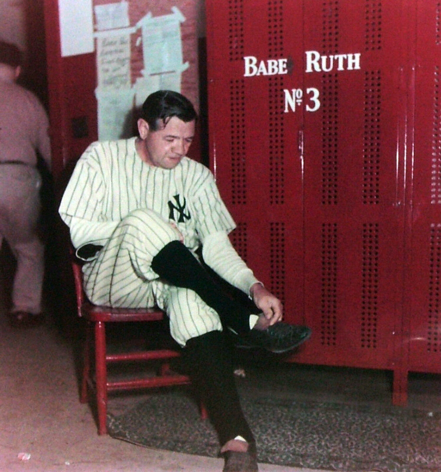 Ralph Morse | Babe Ruth in Locker Room (1948) | Available for Sale | Artsy