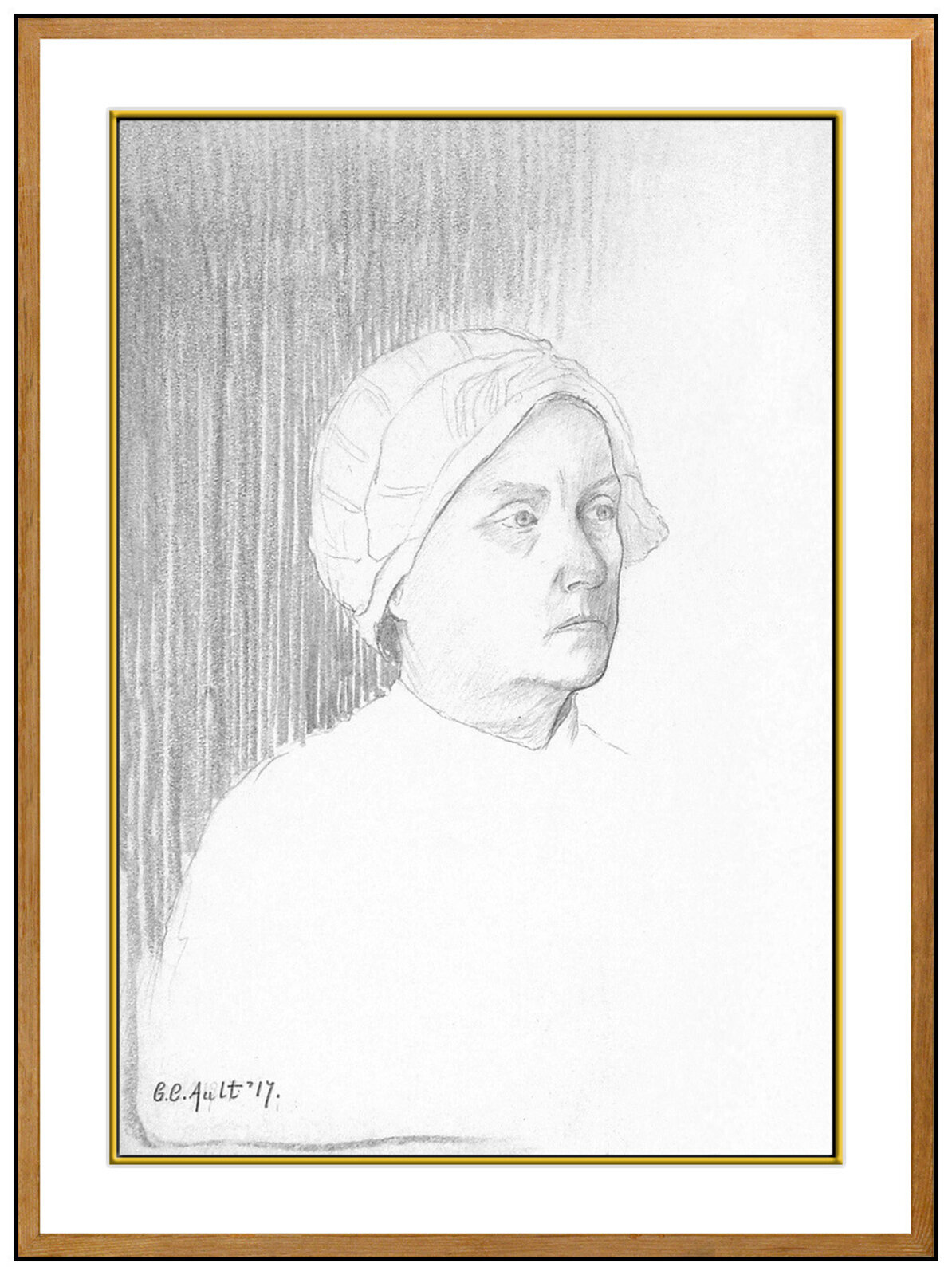 Gege Alt George Ault | Portrait of Woman (1917) | For Sale | Artsy