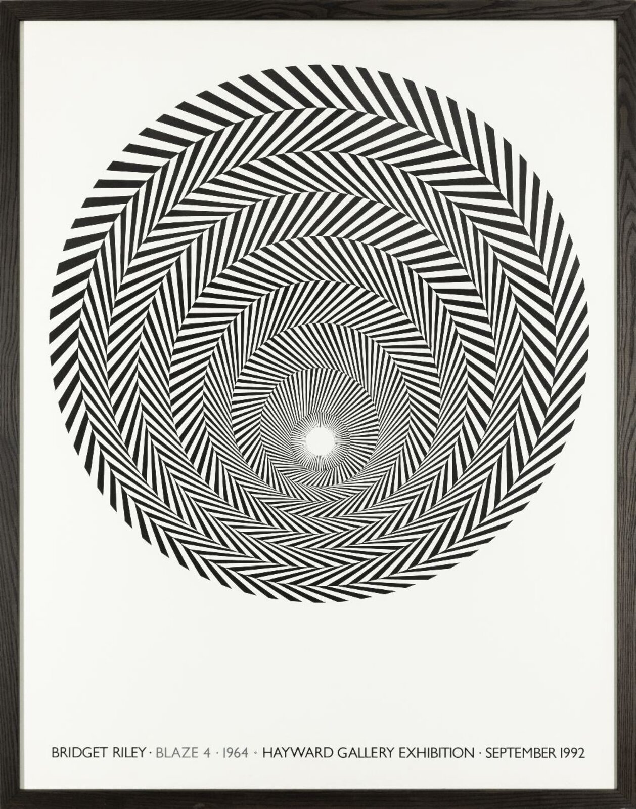 Bridget Riley | Blaze 4 (Hayward Gallery exhibition poster) (1992) | Artsy