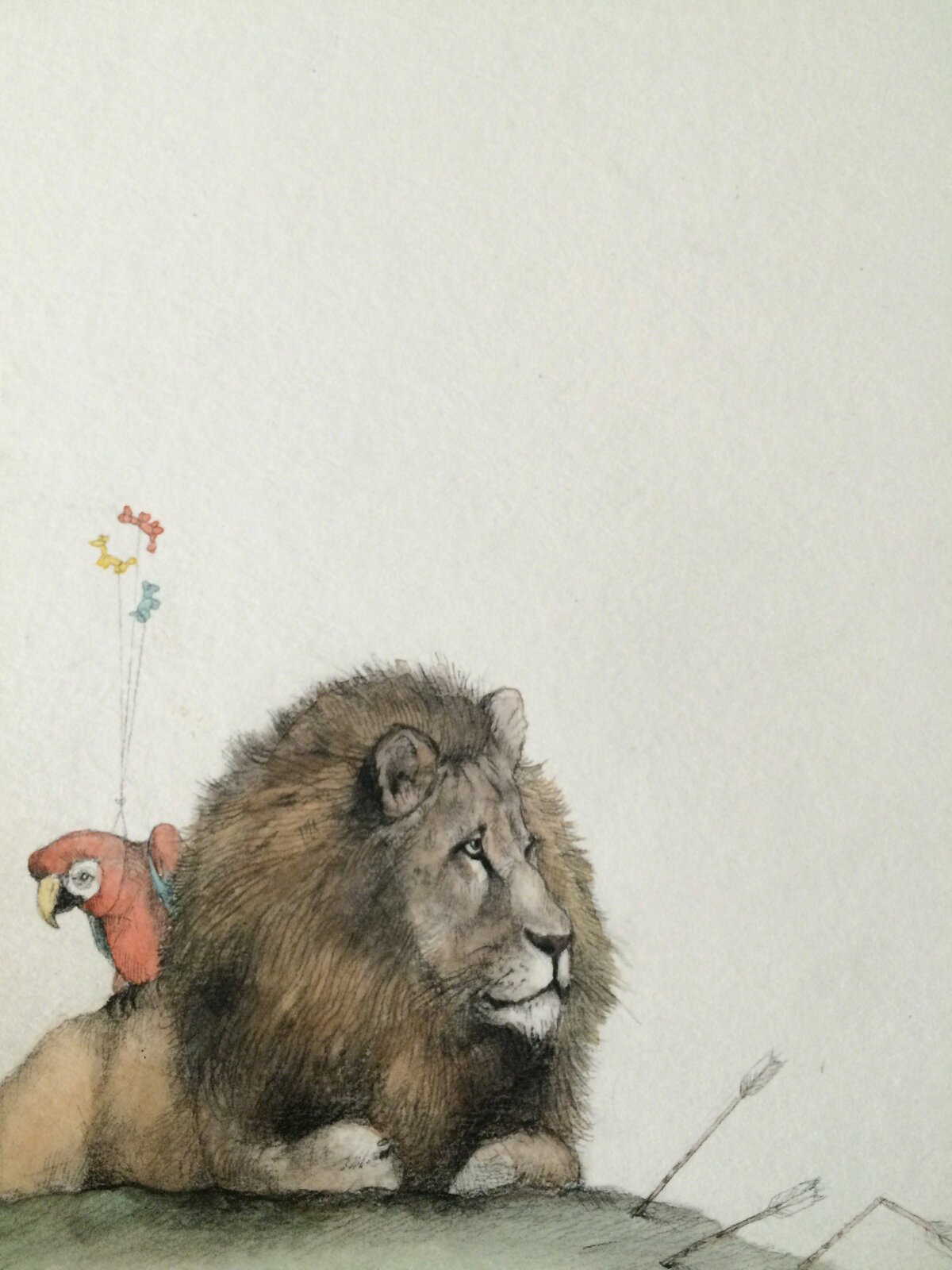 Adonna Khare Lion With Arrows Artsy adonna-khare-lion-with-arrows-artsy