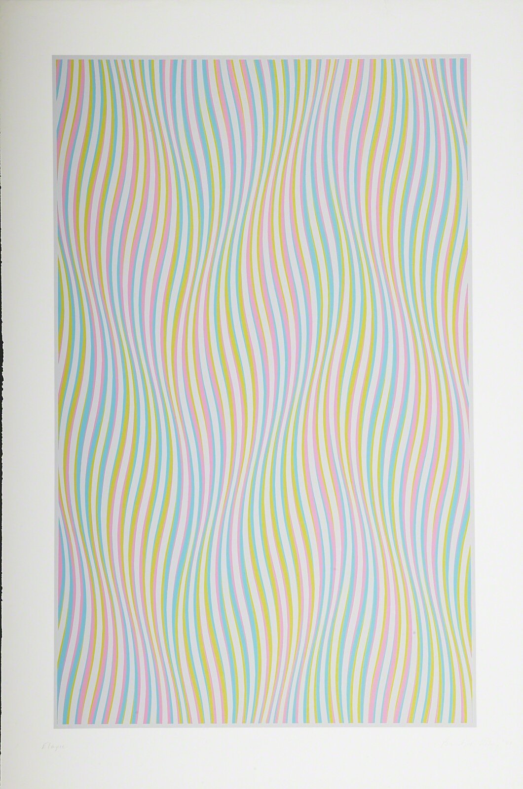 Bridget Riley | Elapse (1982) | Artsy