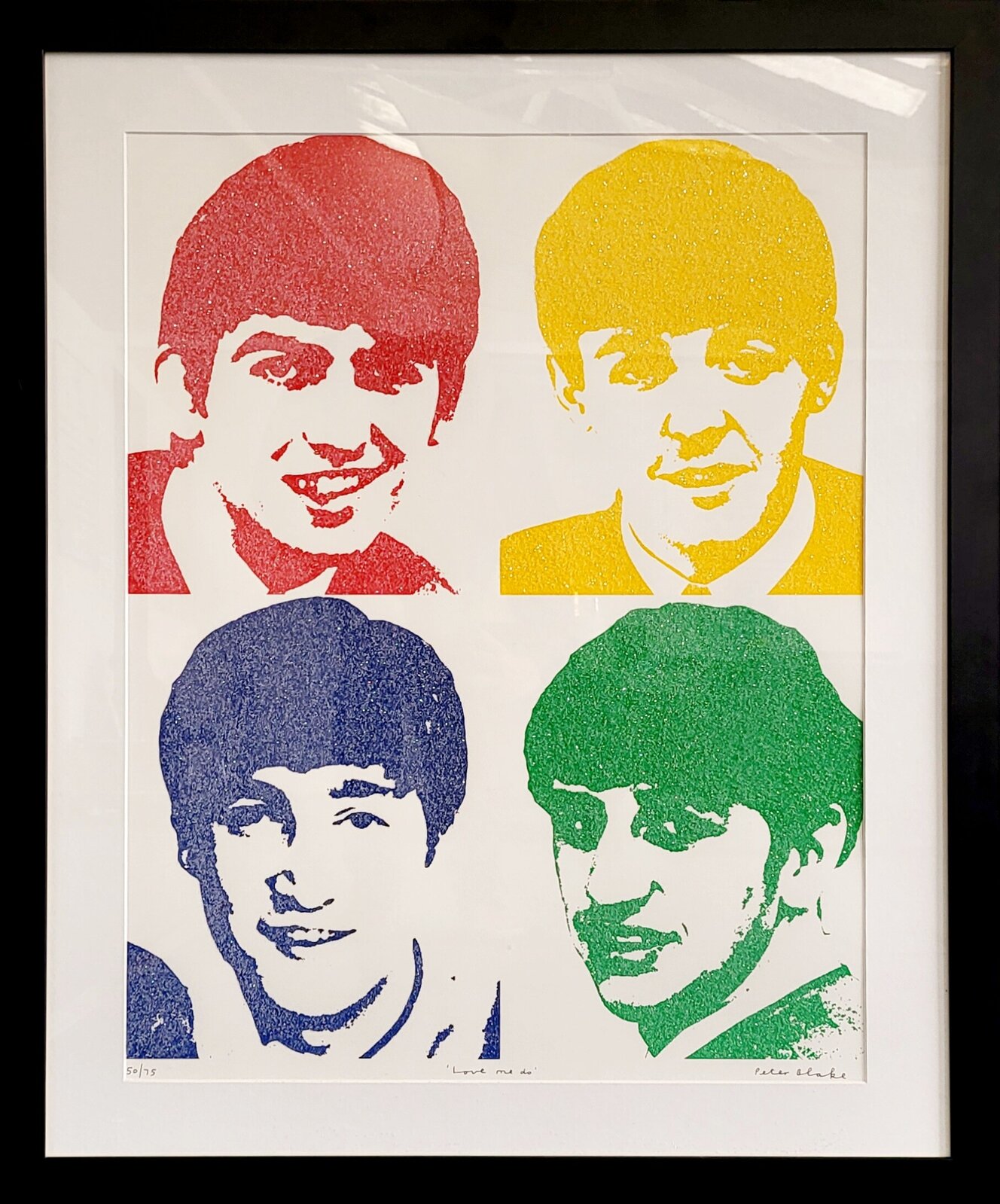 Peter Blake Print Examples The Beatles Love Me Do Peter Blake Signed Print (2009) by Peter Blake ...