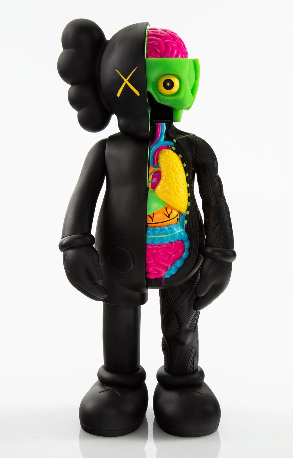 KAWS (1974) D'après. Dissected Companion, édition noir 2006 medicom toys original fake - Street art KAWS (1974) D'après. Dissected Companion, édition noir 2006 medicom toys original fake - Street art