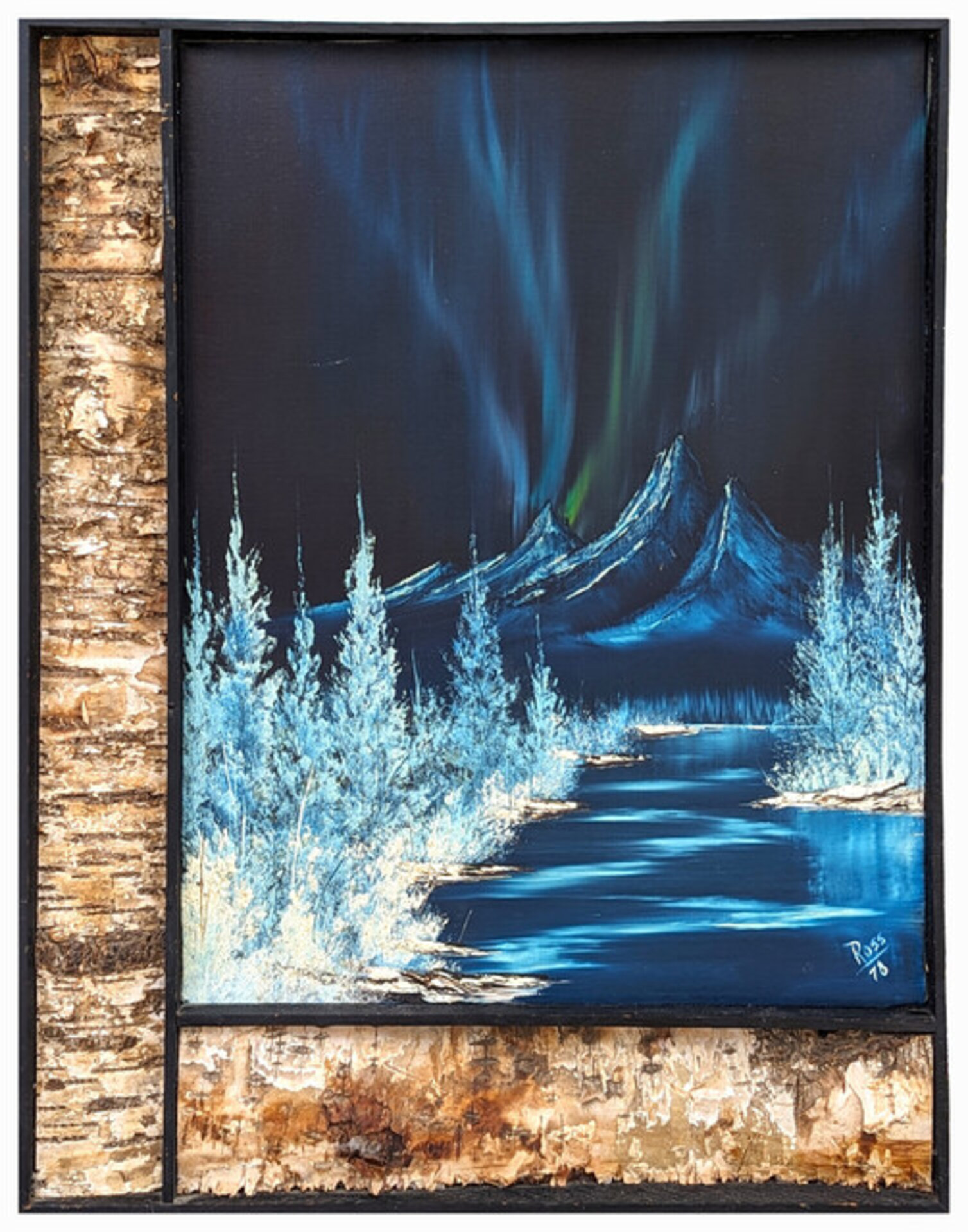 Bob Ross | Blue Naturalistic Alaskan Snowy Mountain Landscape P (1978) | Art & Prints | Artsy Bob Ross | Blue Naturalistic Alaskan Snowy Mountain Landscape P (1978) | Art & Prints | Artsy