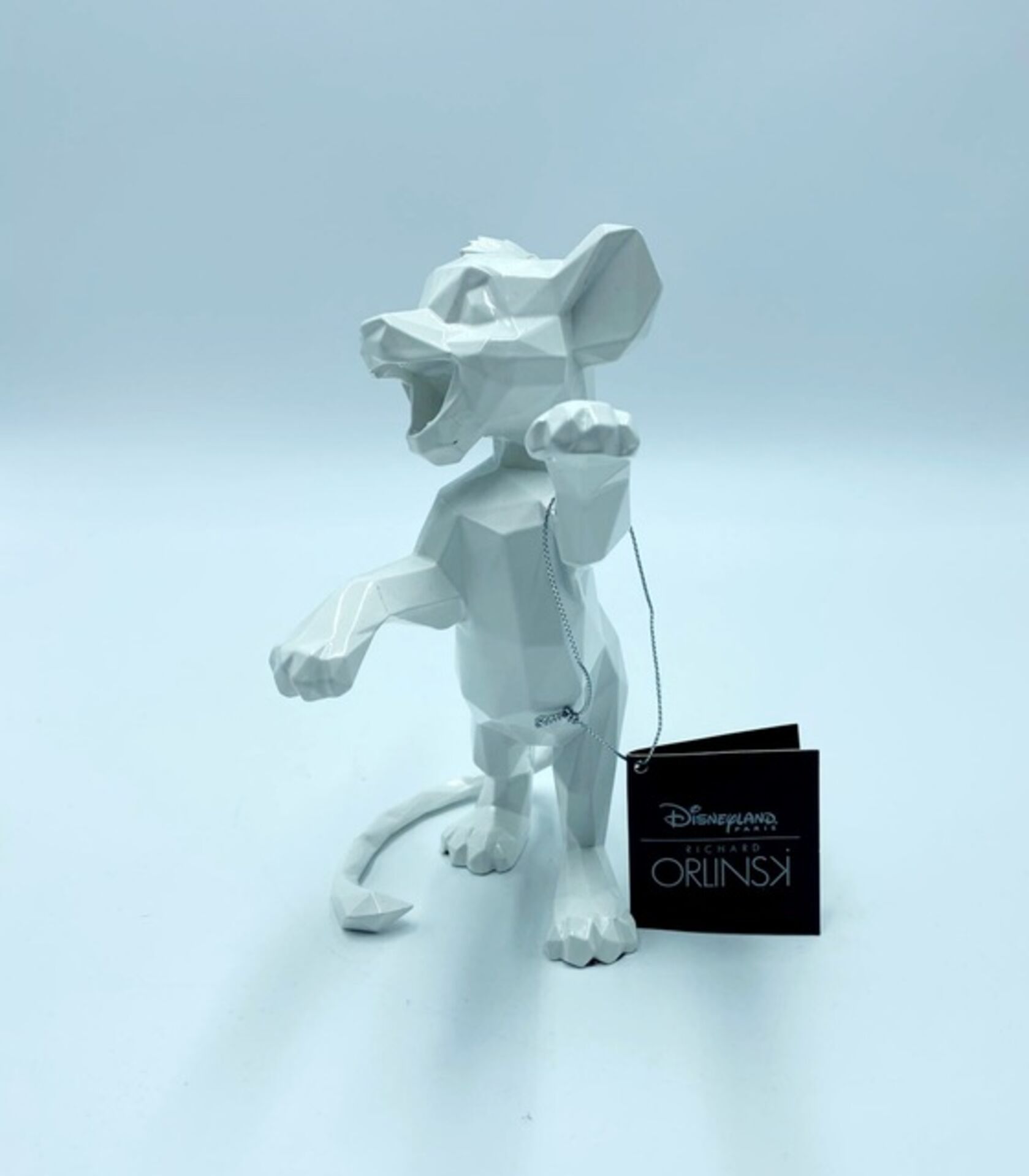 Neuf Richard Orlinski Simba Blanc Édition Limitée Neuf Richard Orlinski Simba Blanc Édition Limitée