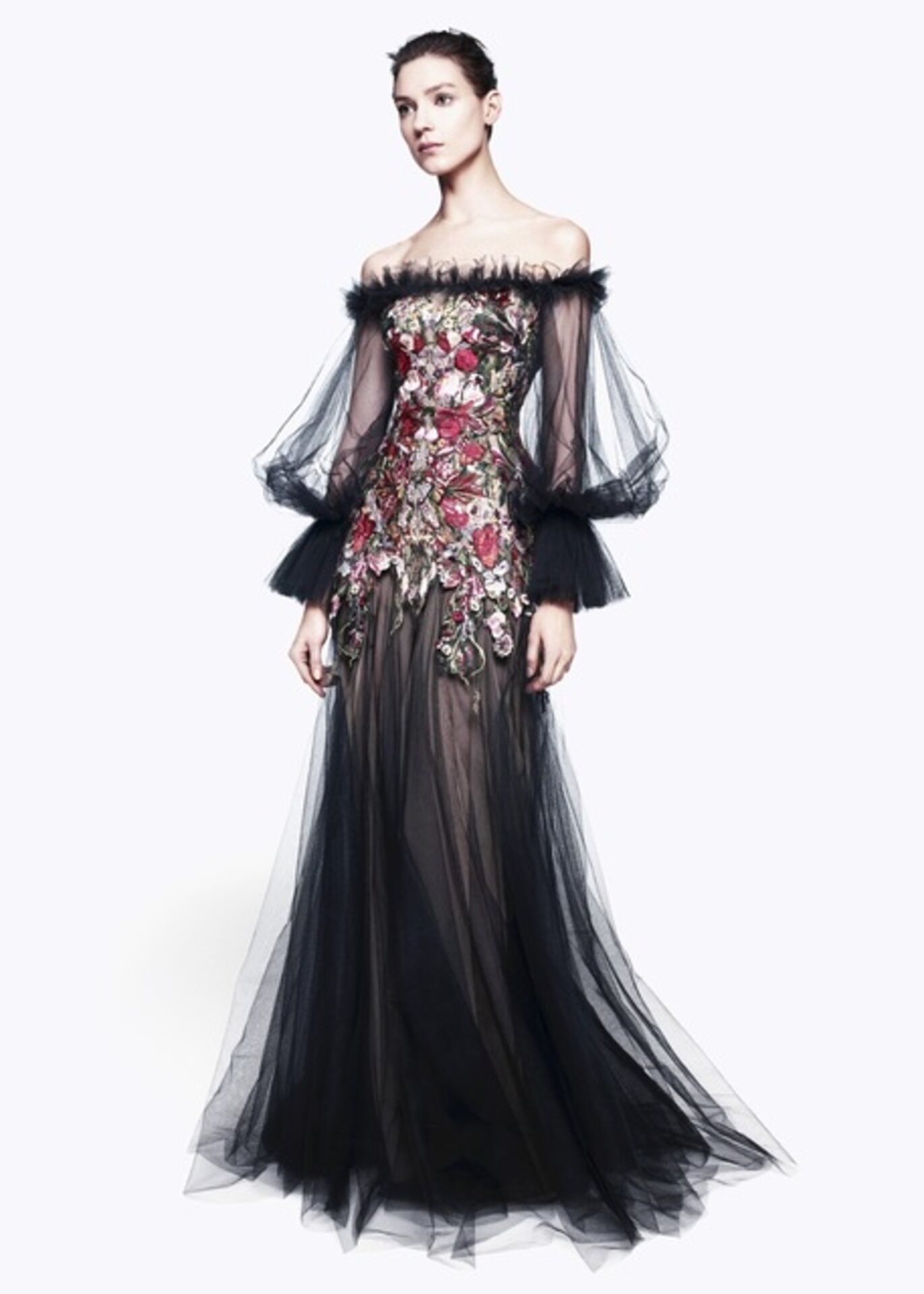 Alexander McQueen | OFF THE SHOULDER FLORAL EMBROIDERED GOWN (pre-fall 2012) | Art & Prints | Artsy Alexander McQueen | OFF THE SHOULDER FLORAL EMBROIDERED GOWN (pre-fall 2012) | Art & Prints | Artsy