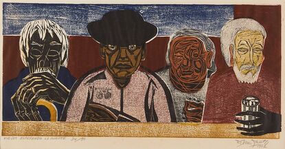 Francisco Amighetti, ‘Viejos Esperando La Muerte’, 1982