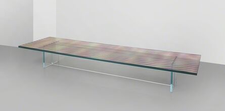 Sold at Auction: Patricia Urquiola, PATRICIA URQUIOLA Low table 'Crossing'  collection for Italy Glas