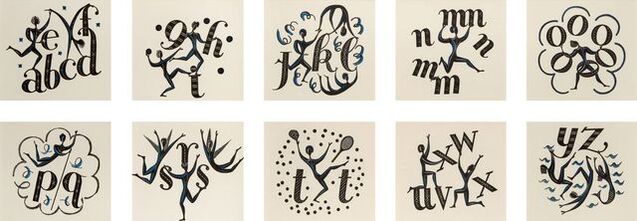 Eric Ravilious | The Alphabet (1933) | Artsy