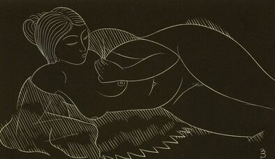 Eric Gill, ‘Three Nude Studies’, 1938